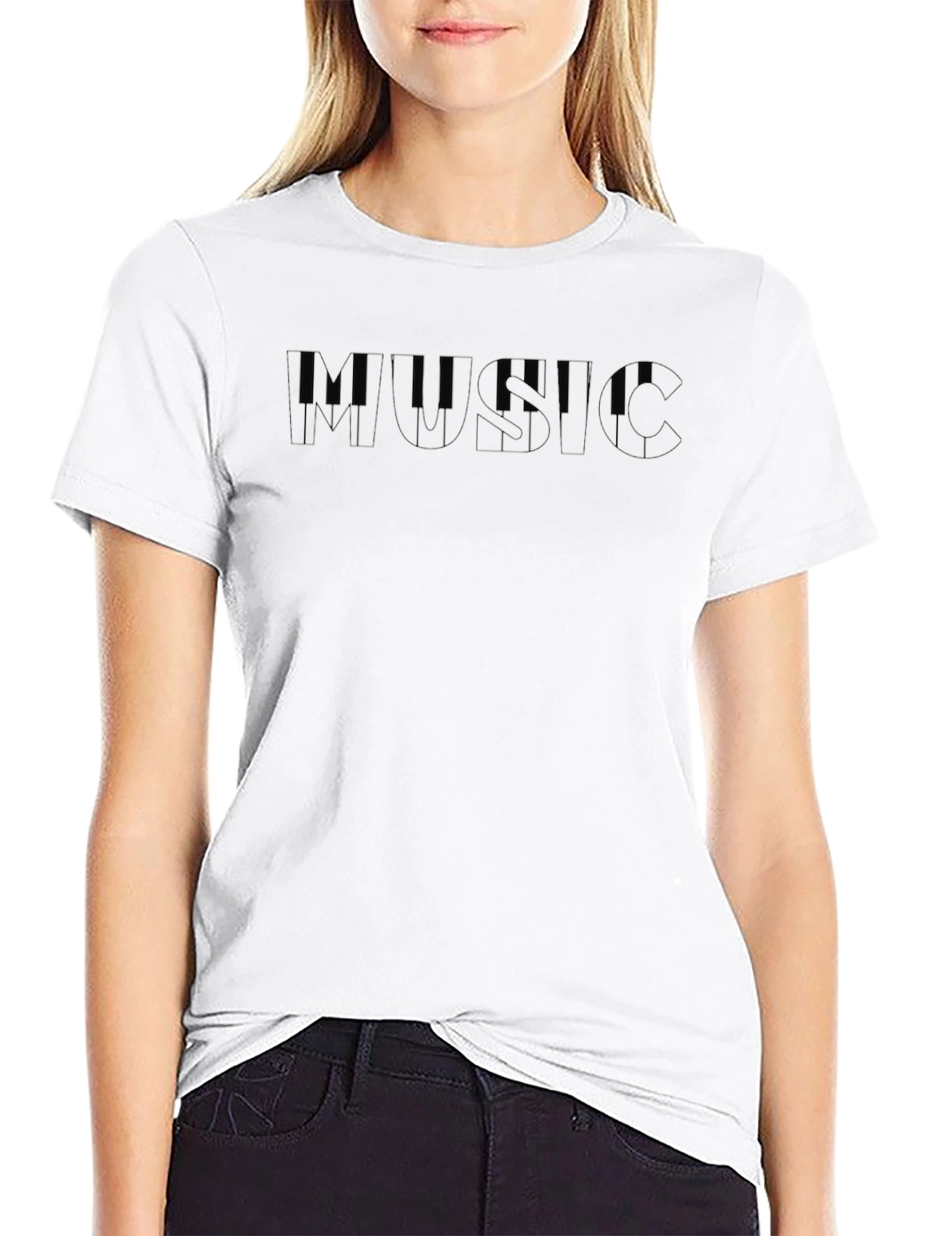 Black Music Graphic T-Shirt - Stylish & Unique