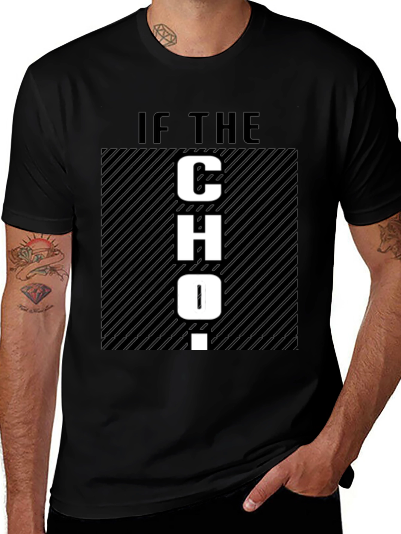 Funny Graphic T-Shirt - If The CHO-