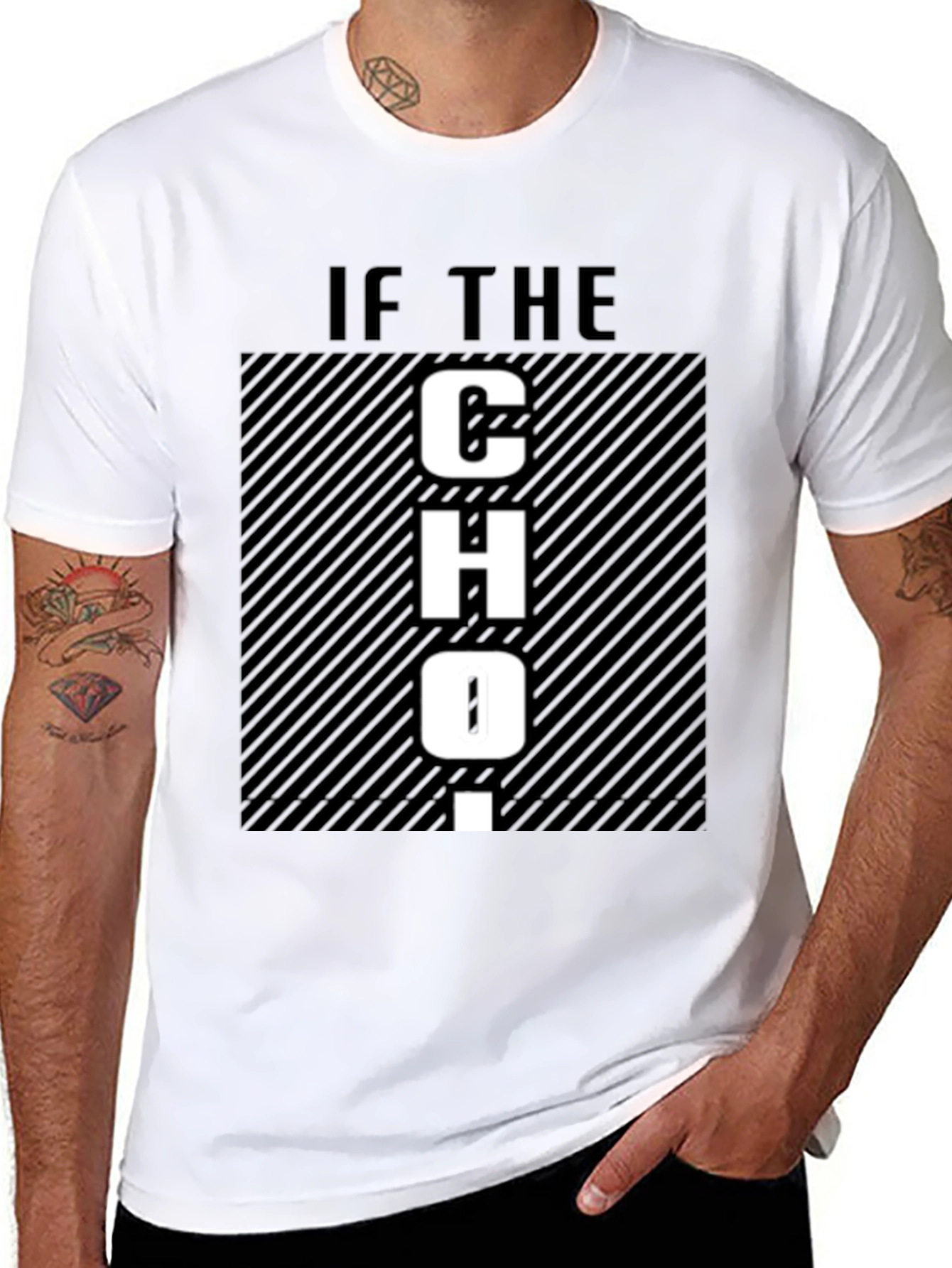 Funny Graphic T-Shirt - If The CHO-