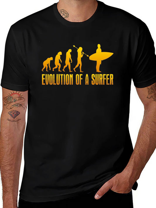 Evolution of a Surfer T-Shirt