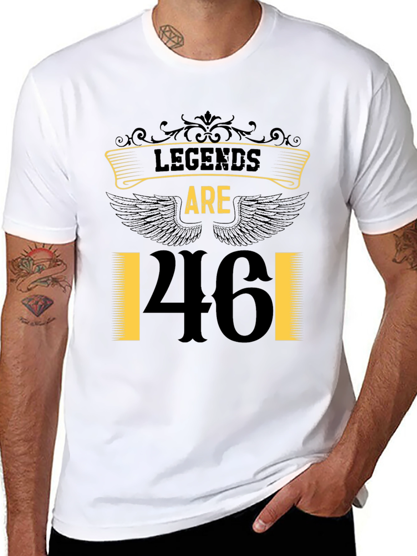Legends are 46! Birthday Graphic Tee