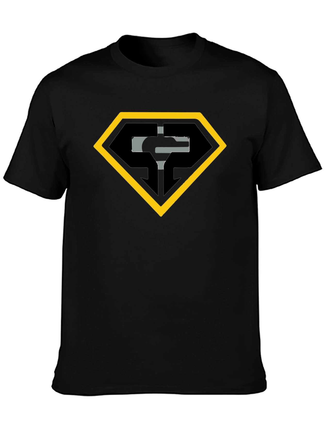 Hammer Time T-Shirt - Black Tee with Shield Graphic