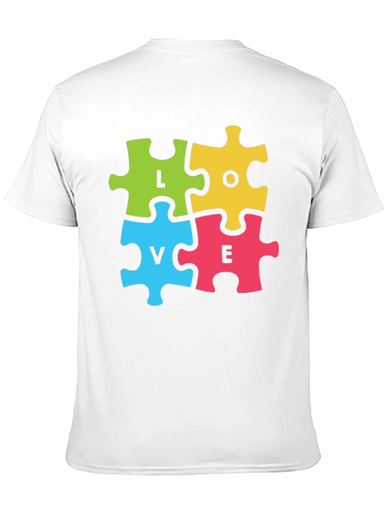 Love Puzzle Piece Graphic T-Shirt