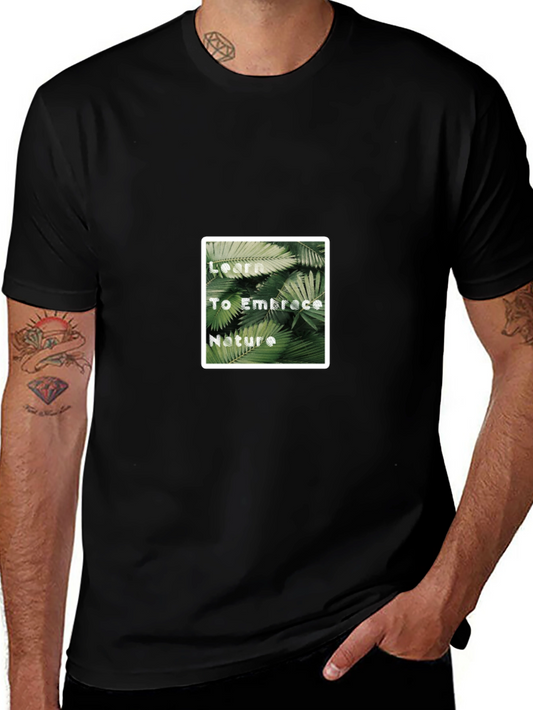 Nature Embrace Black T-Shirt
