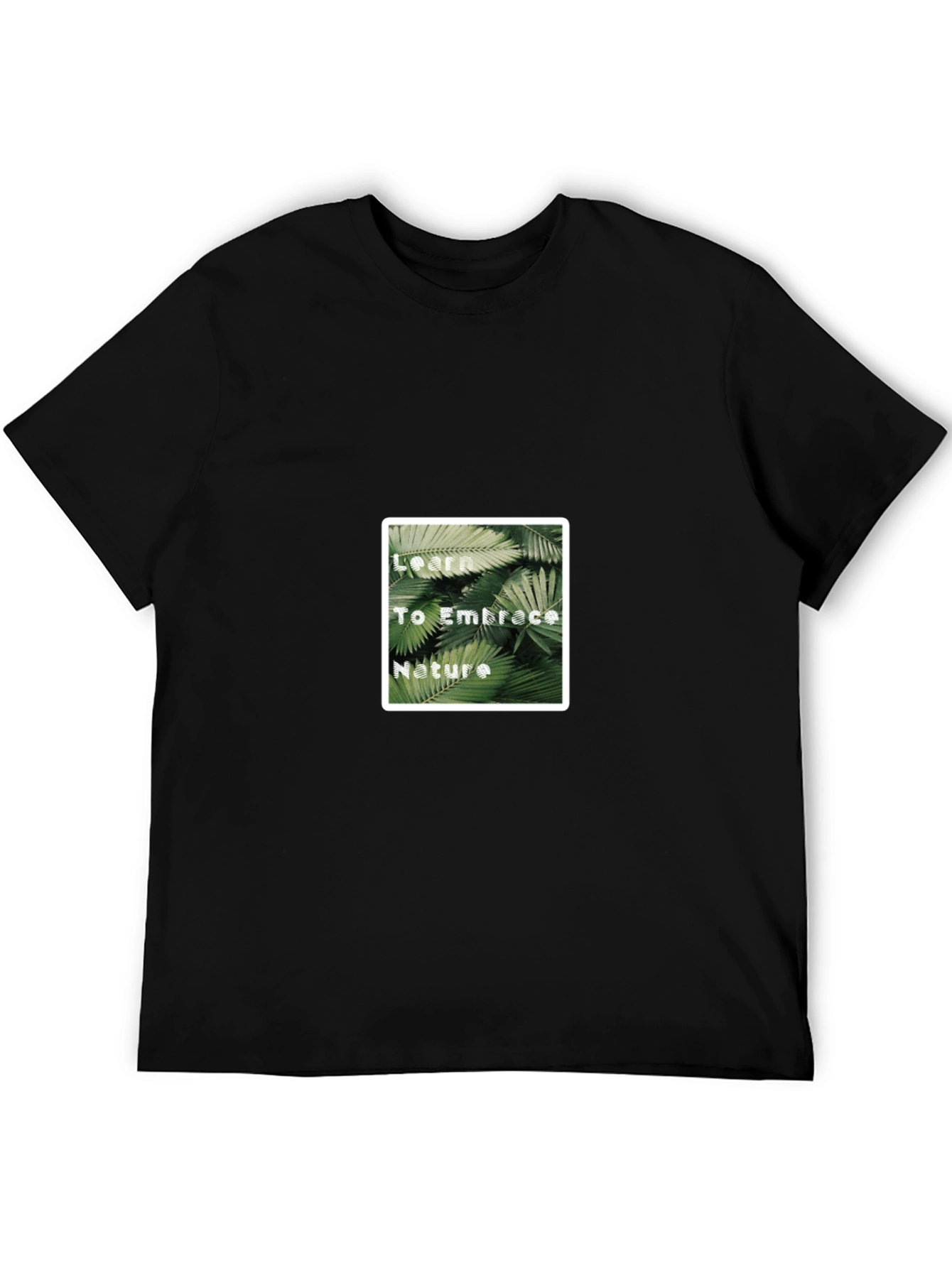 Nature Embrace Black T-Shirt