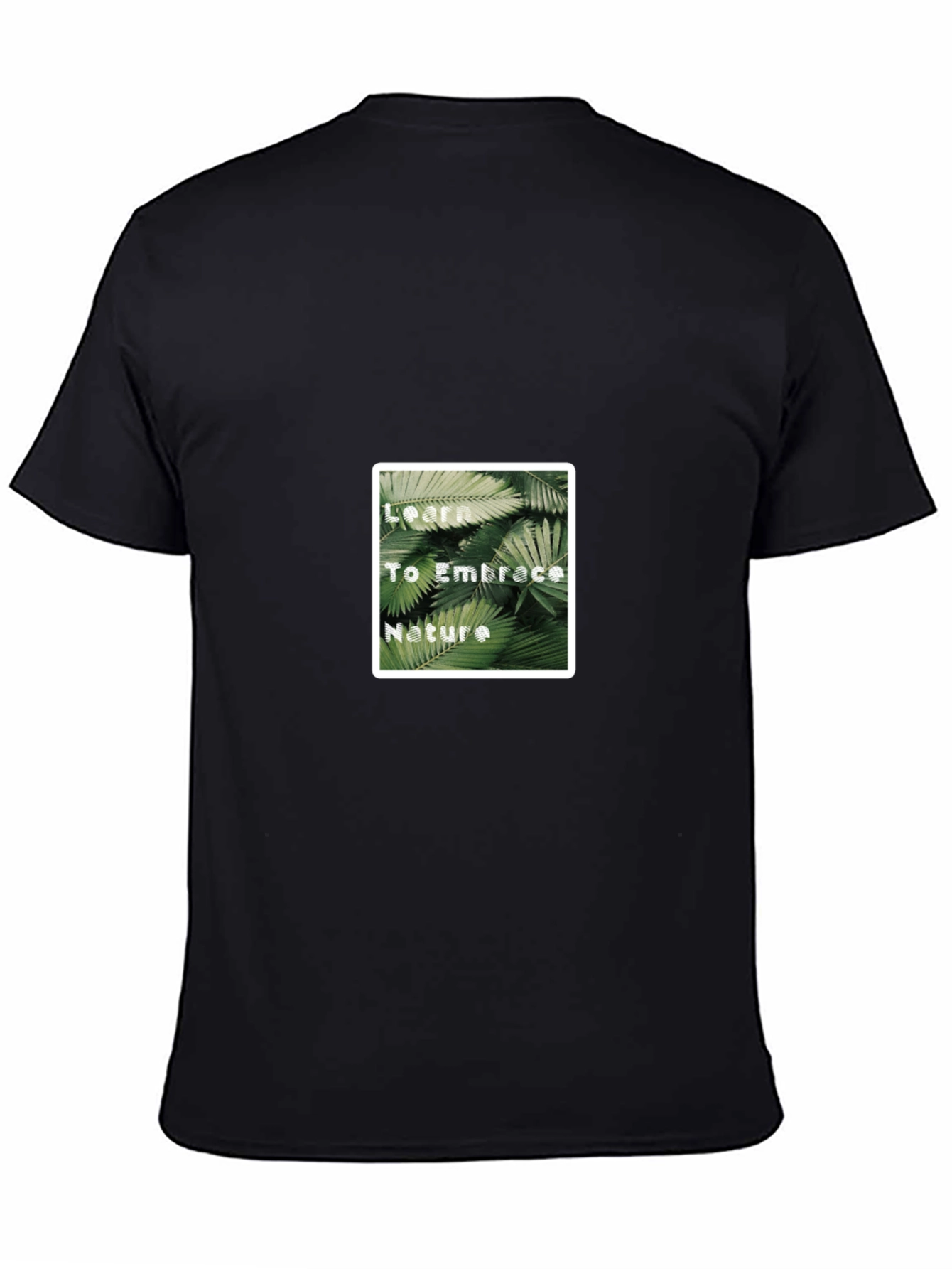 Nature Embrace Black T-Shirt