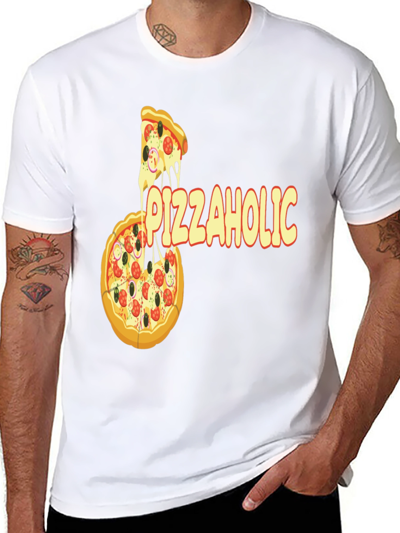 Pizza Lover T-Shirt - Funny Pizzaholic Graphic Tee