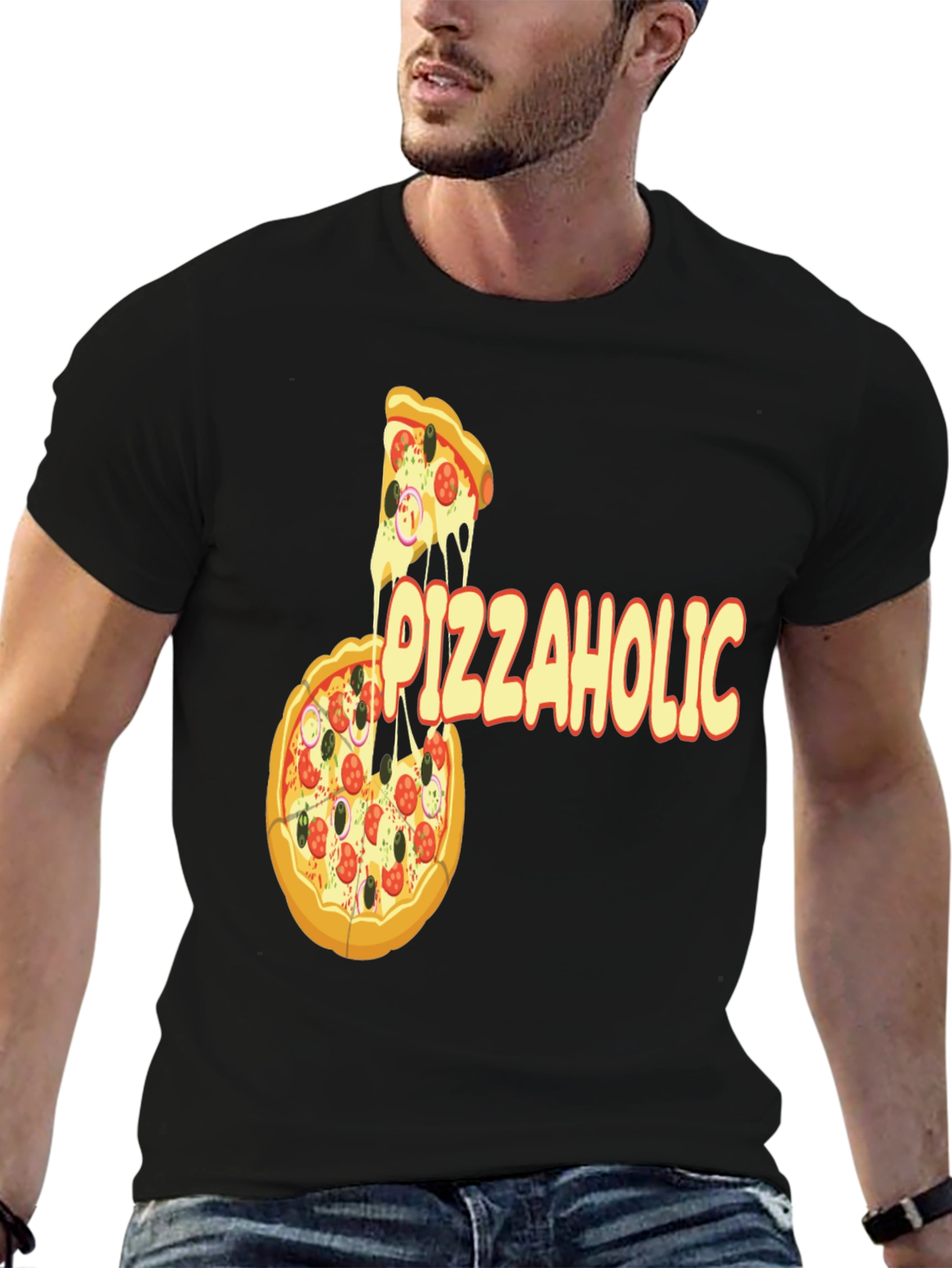 Pizza Lover T-Shirt - Funny Pizzaholic Graphic Tee