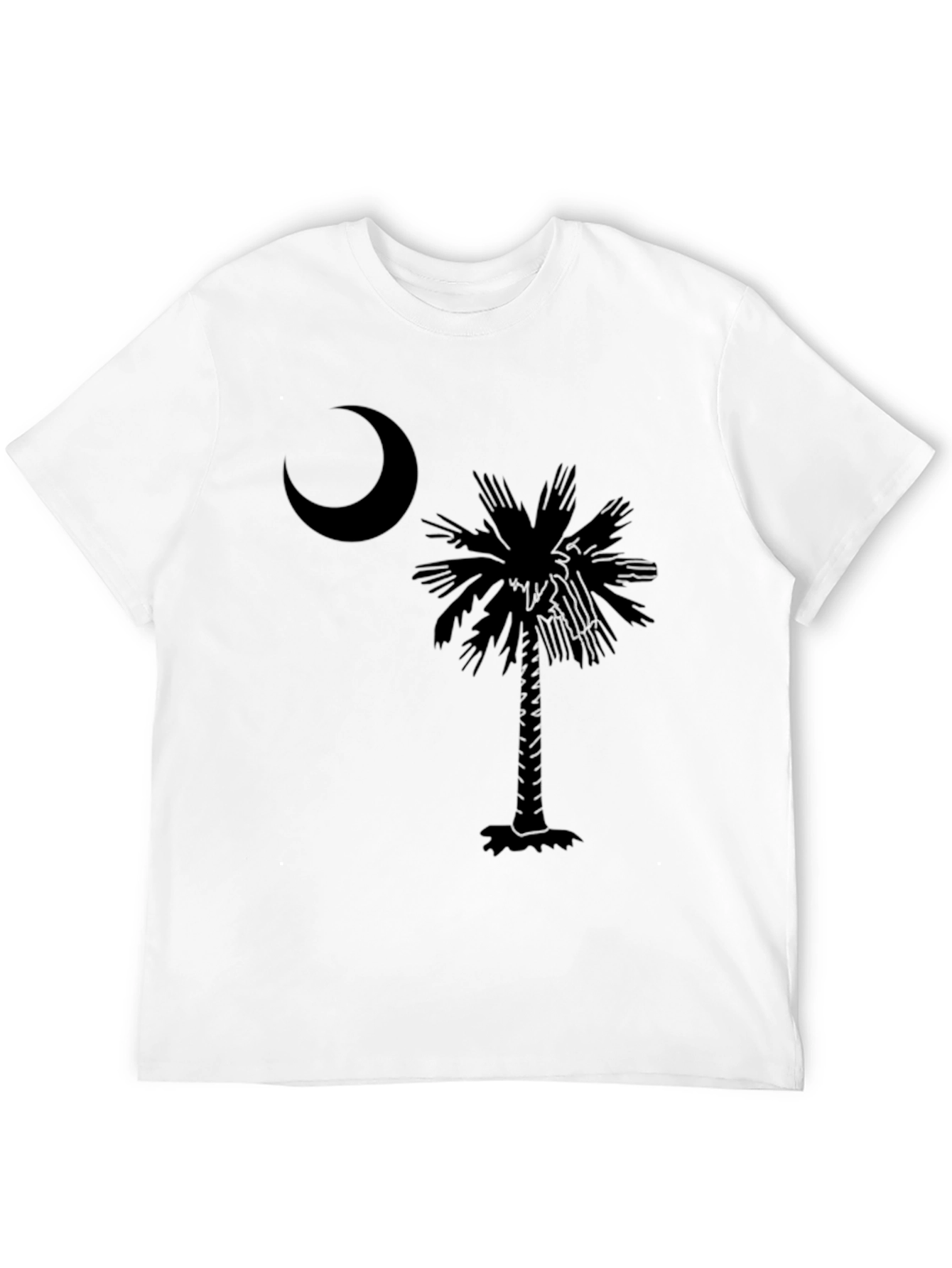 Mens Black Palmetto Moon T-Shirt