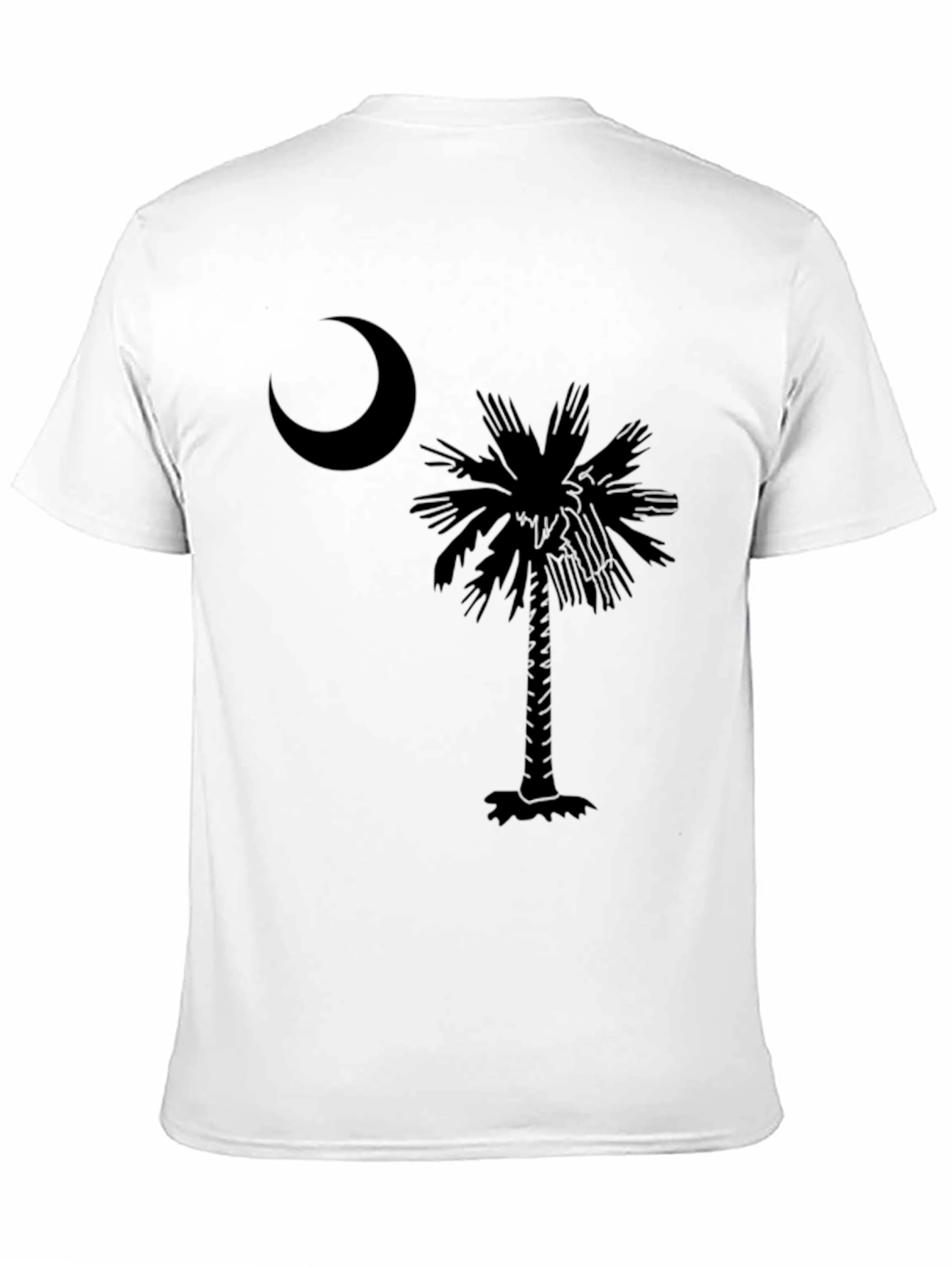 Mens Black Palmetto Moon T-Shirt
