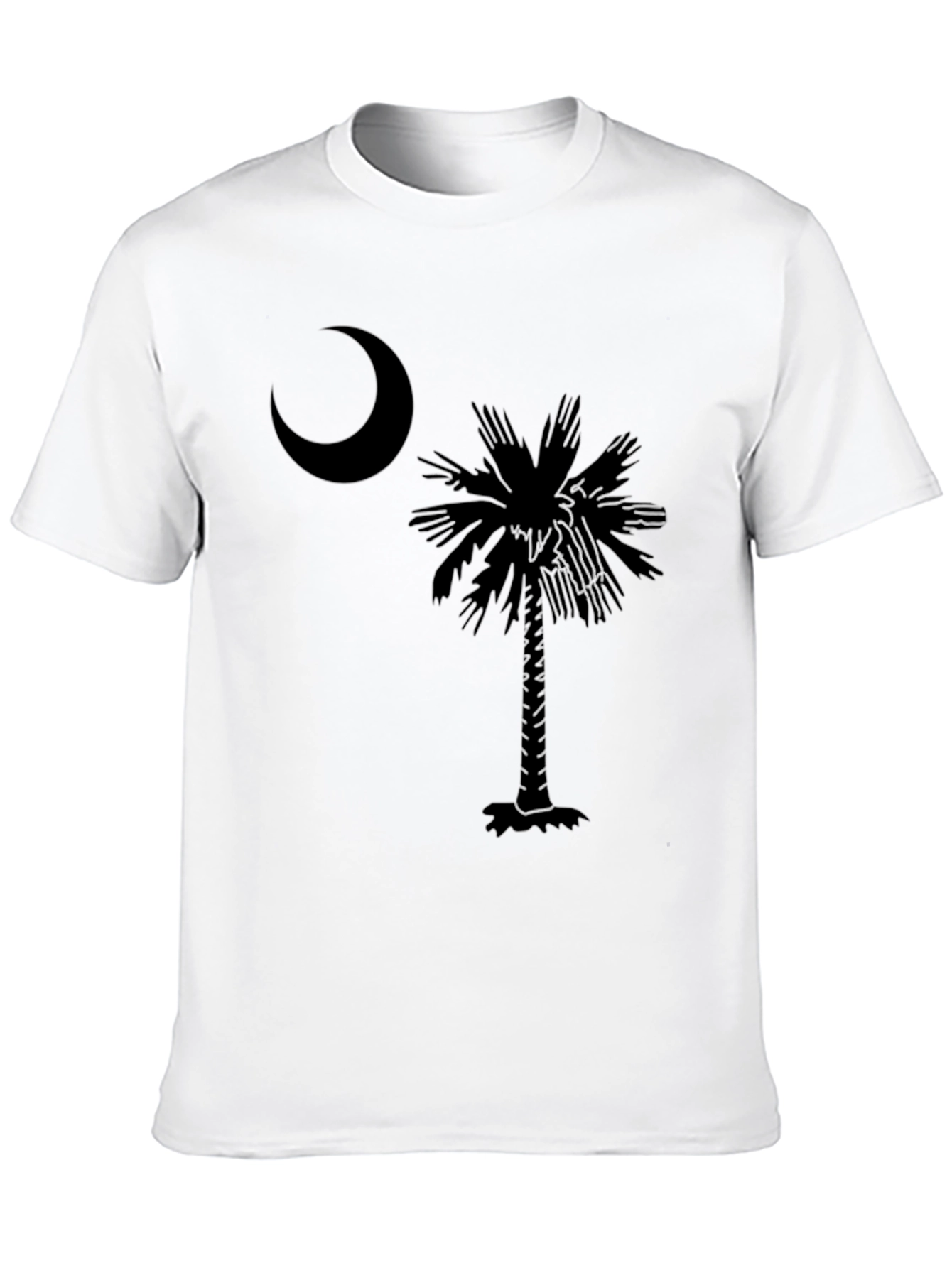 Mens Black Palmetto Moon T-Shirt