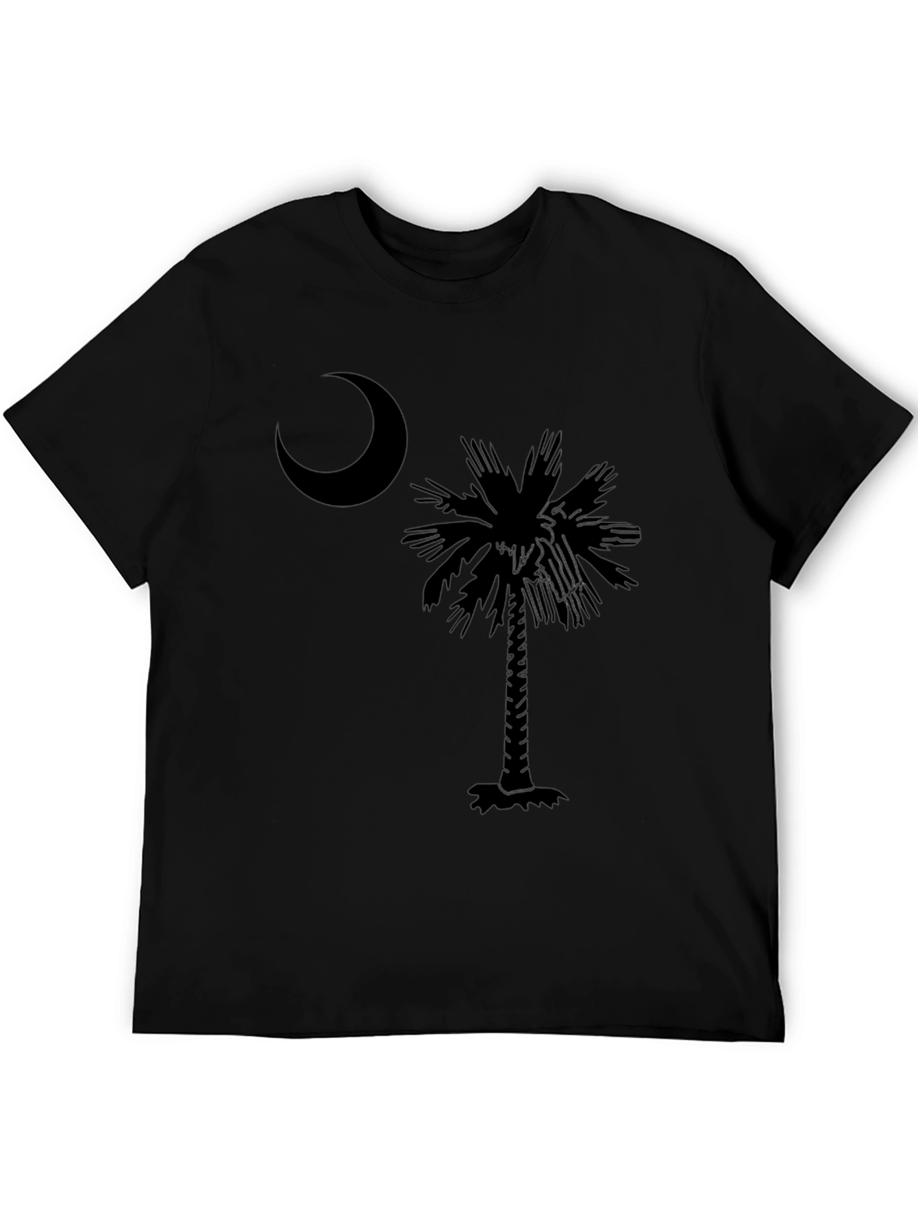Mens Black Palmetto Moon T-Shirt