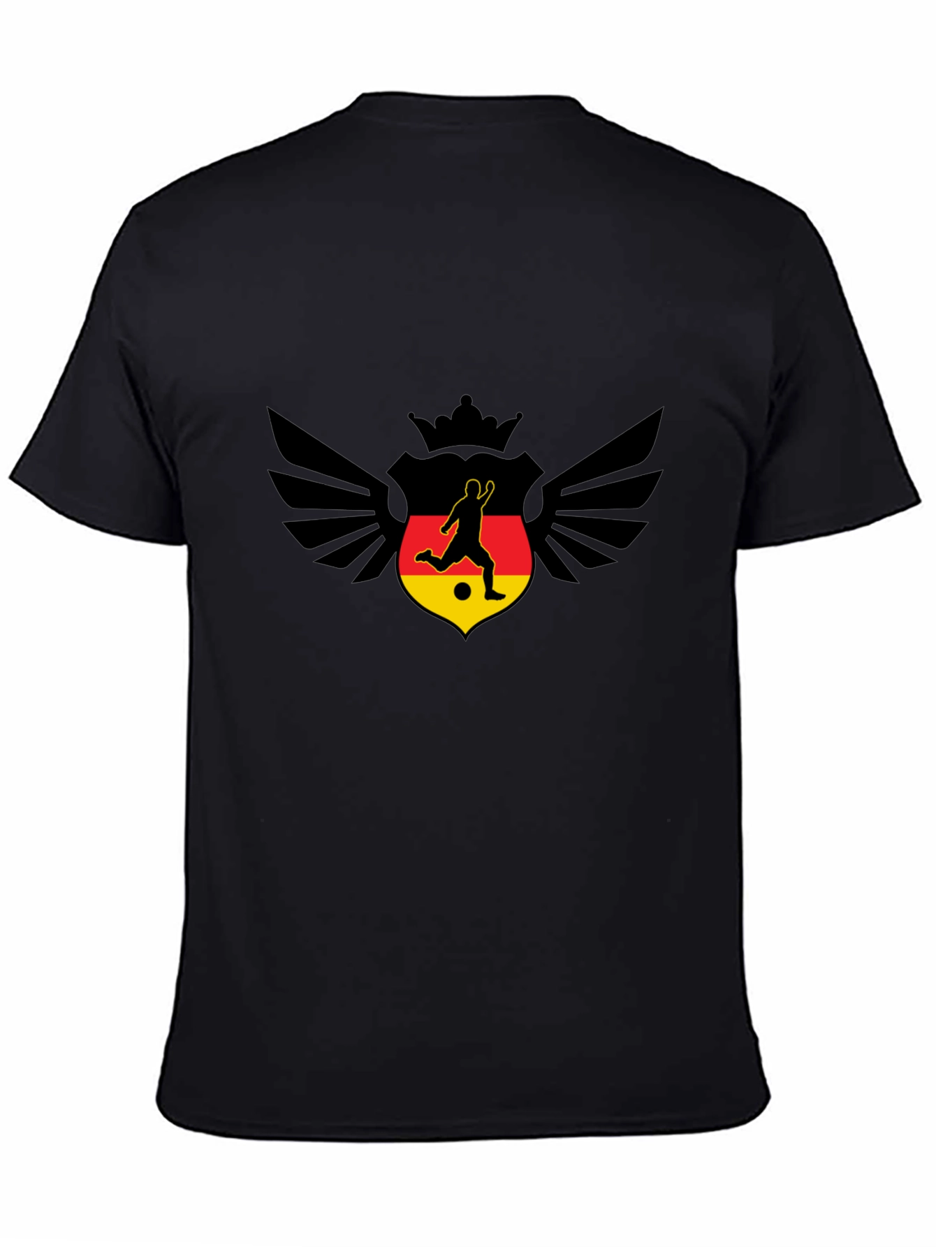 Germany Soccer T-Shirt - Winged Crown Design