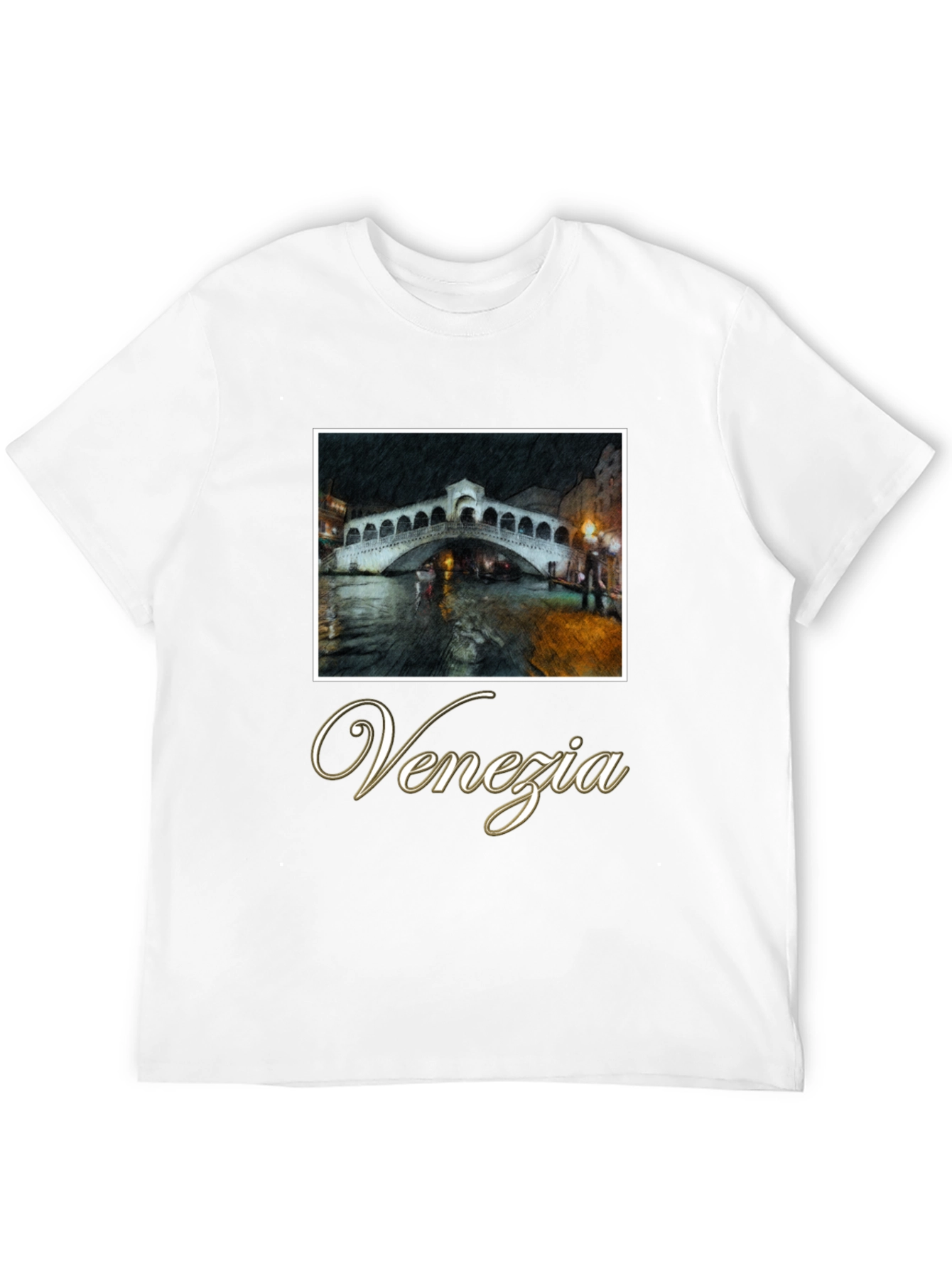 Venezia Graphic T-Shirt - Italian Bridge Design