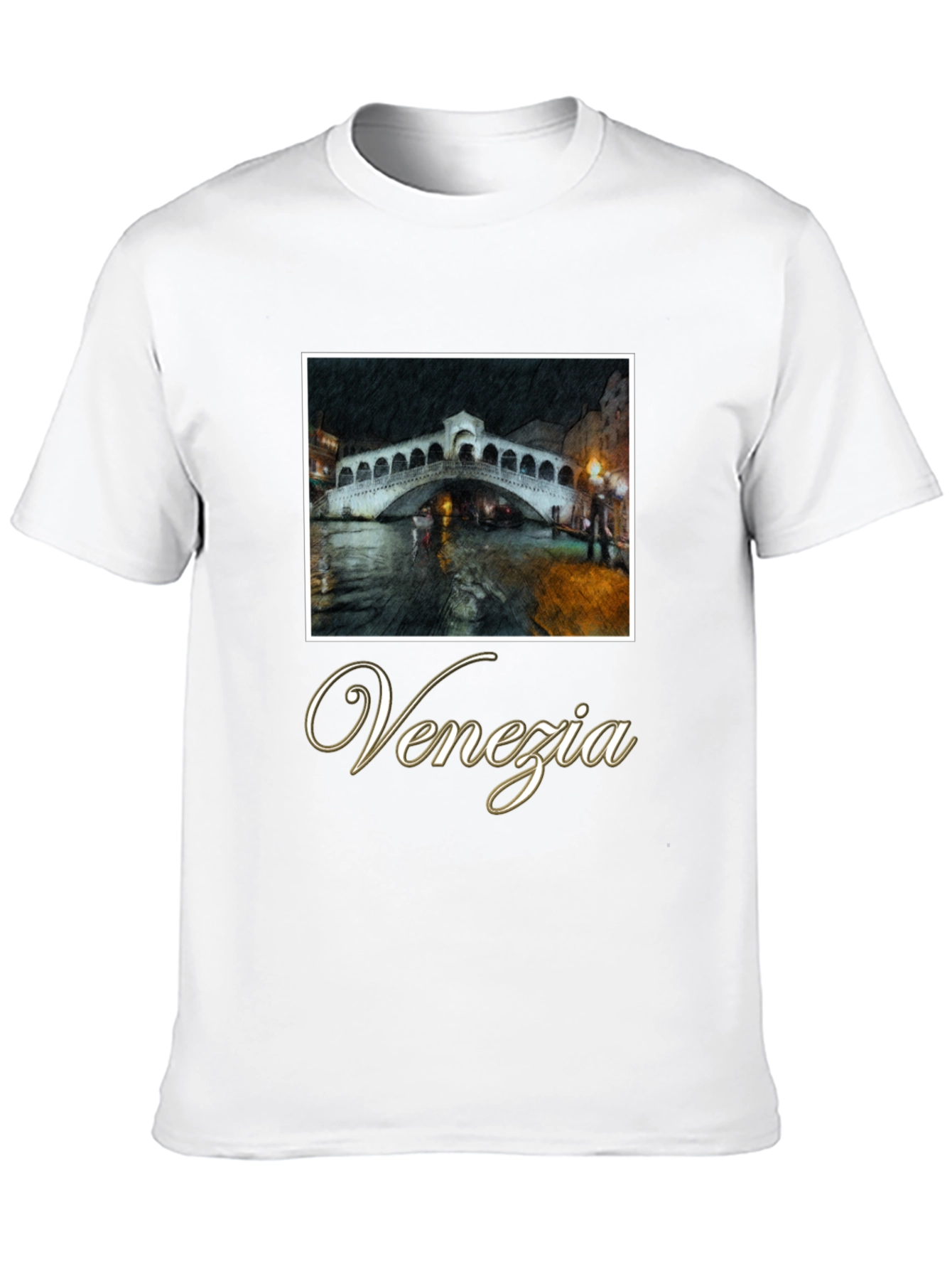 Venezia Graphic T-Shirt - Italian Bridge Design
