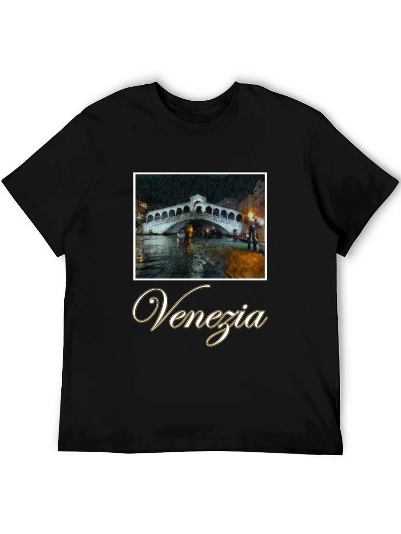 Venezia Graphic T-Shirt - Italian Bridge Design