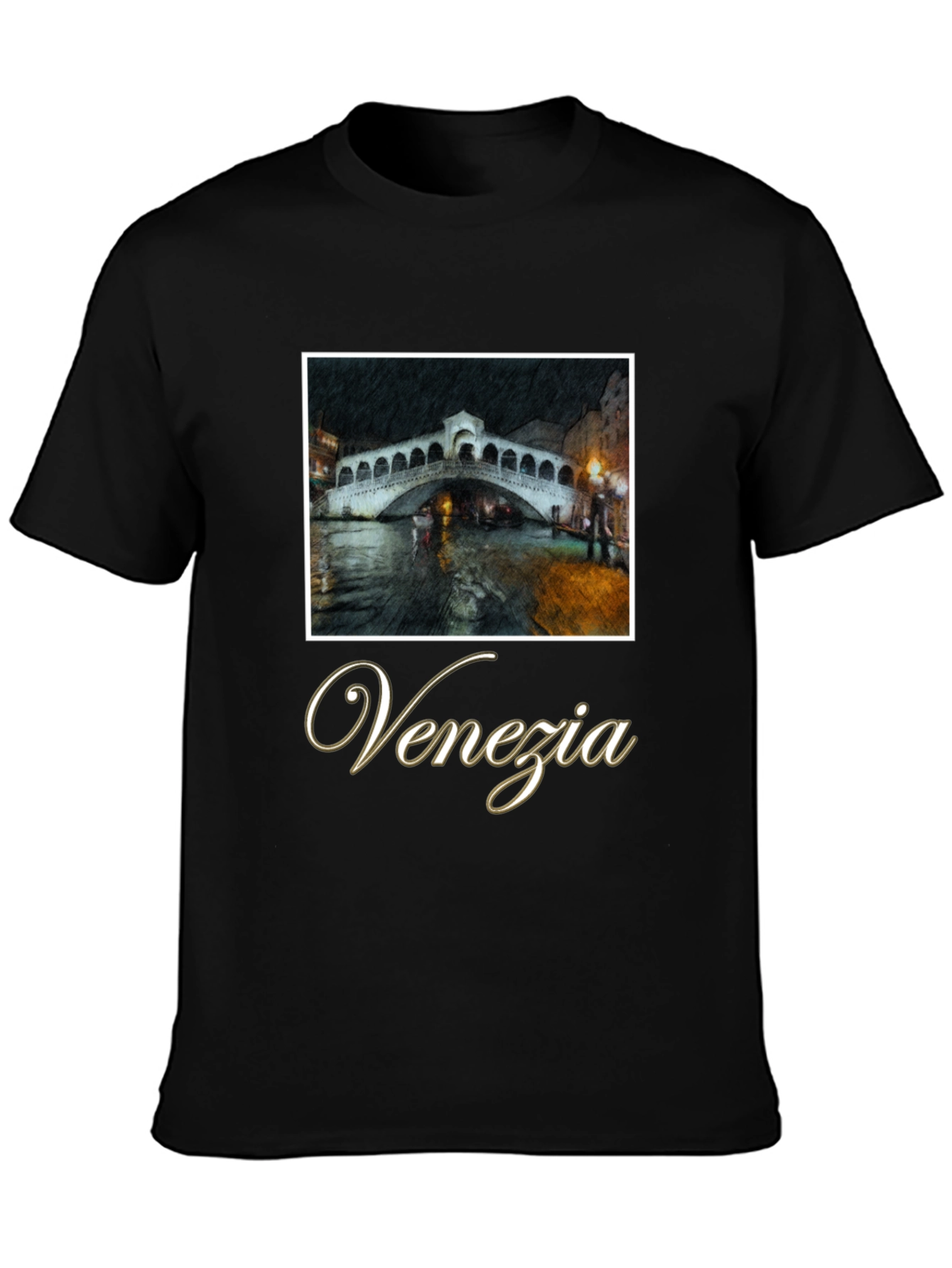 Venezia Graphic T-Shirt - Italian Bridge Design