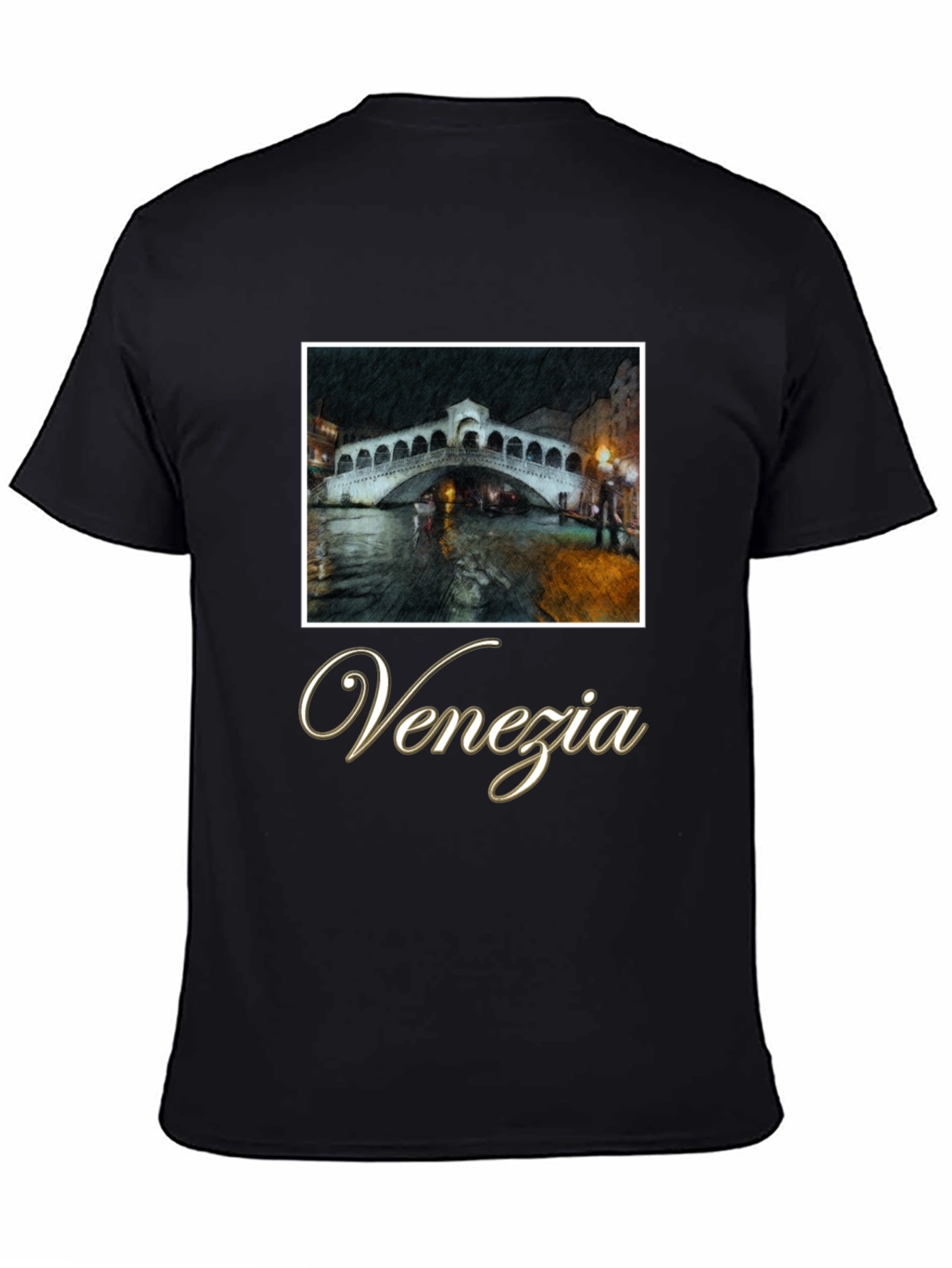 Venezia Graphic T-Shirt - Italian Bridge Design