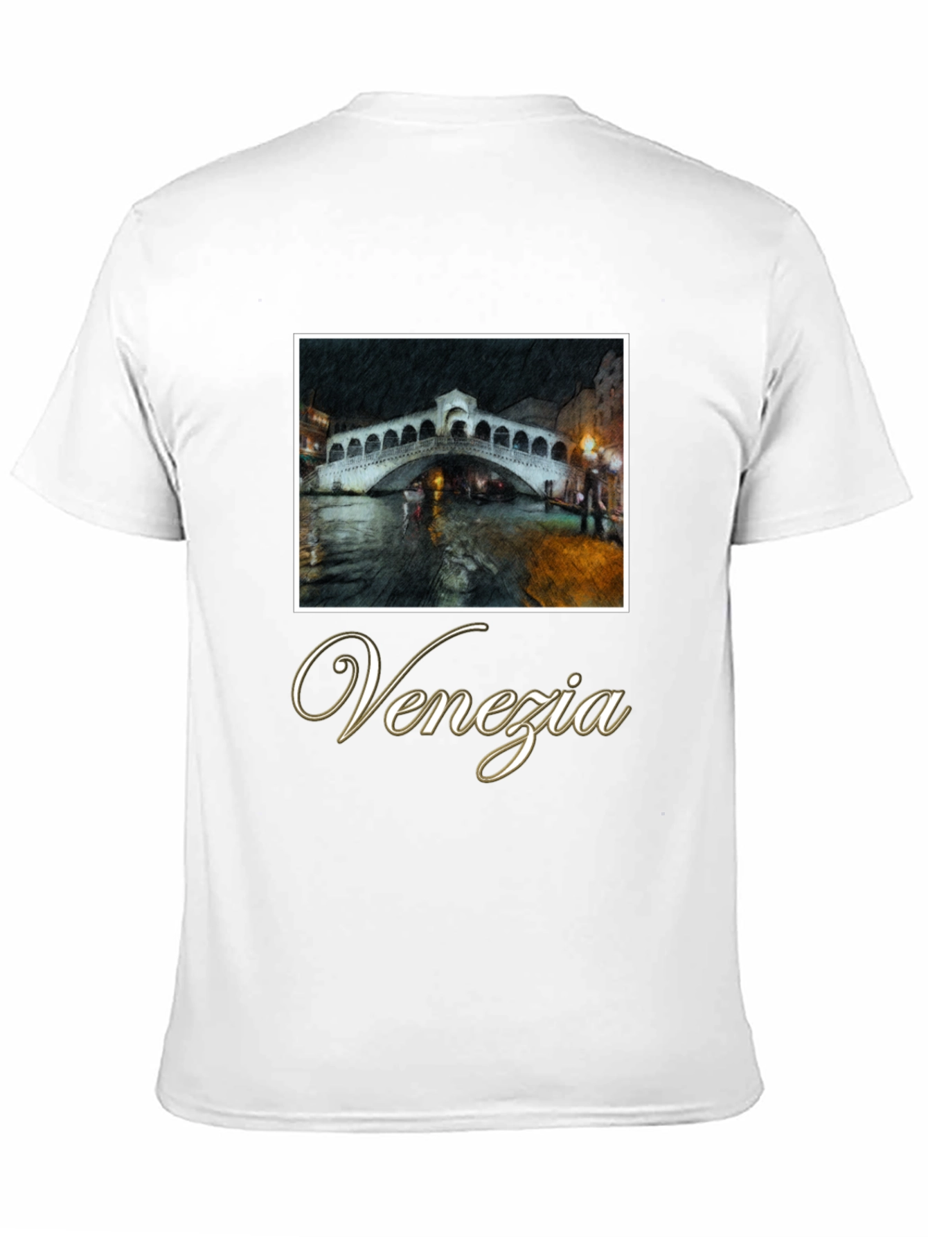 Venezia Graphic T-Shirt - Italian Bridge Design