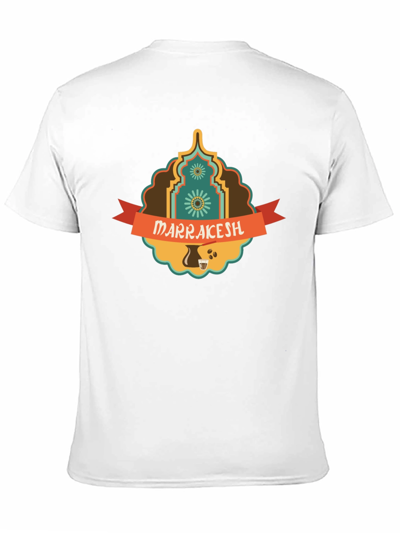 Marrakesh Coffee Culture Black T-Shirt