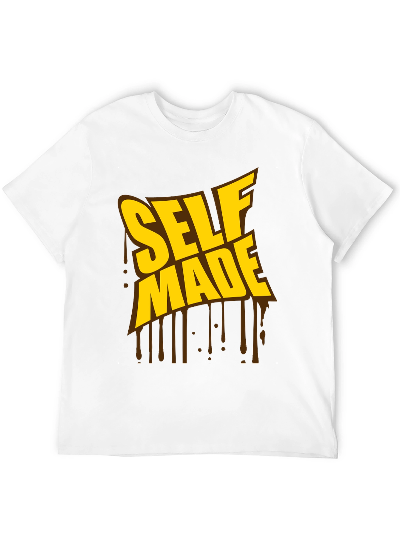 Self Made Graphic Tee - Black Cotton Shirt