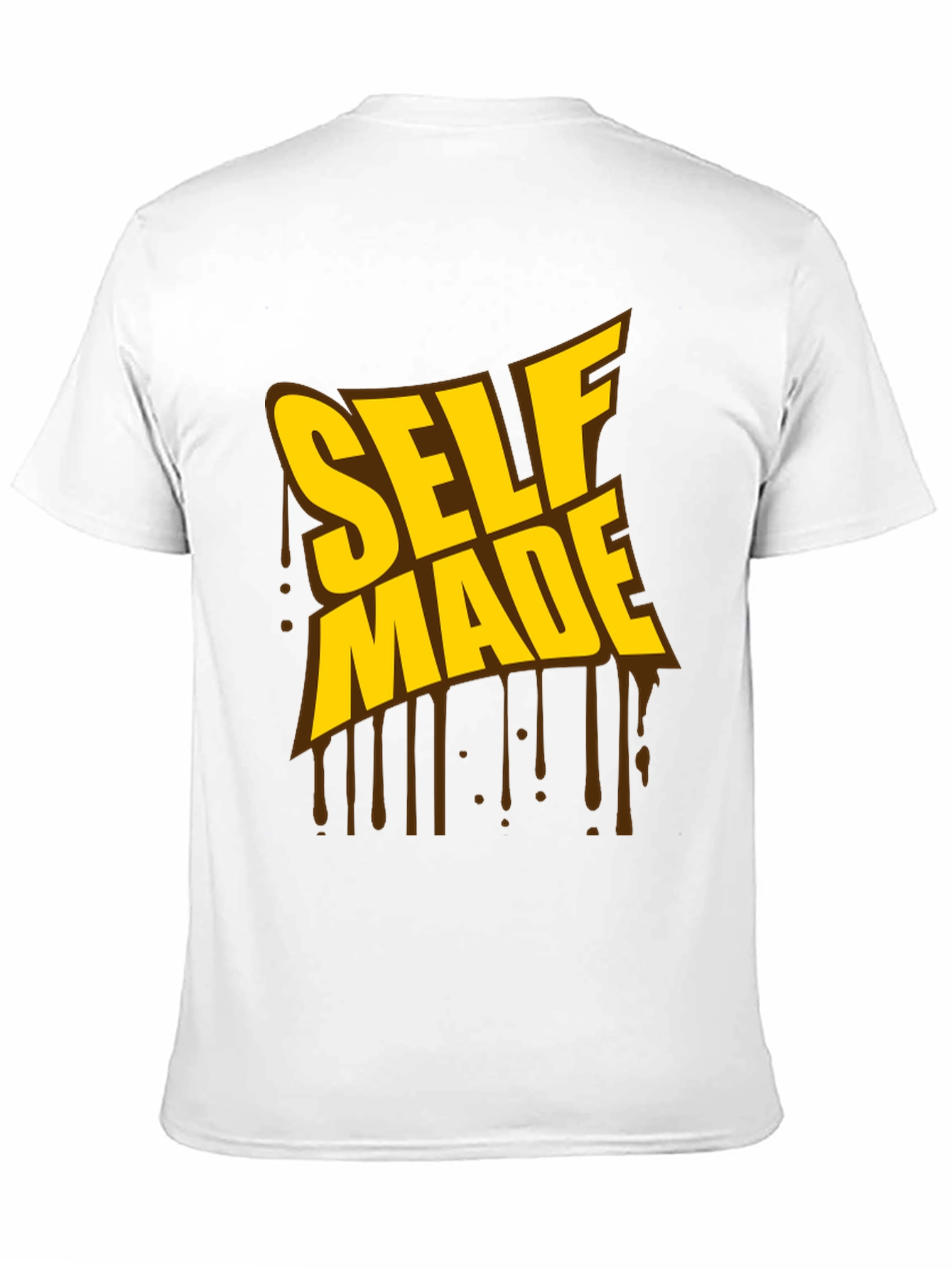 Self Made Graphic Tee - Black Cotton Shirt