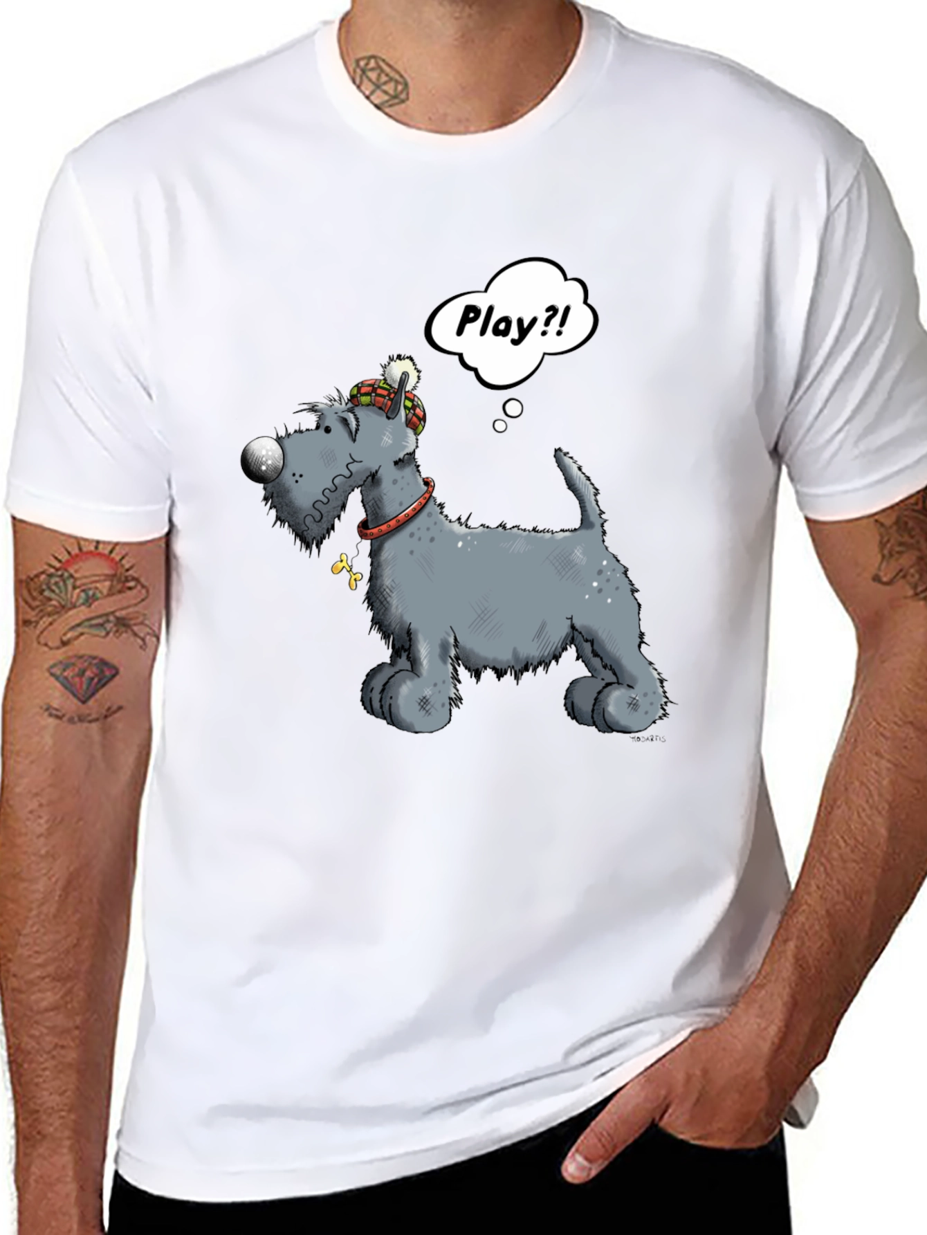 Playful Pup Graphic Tee