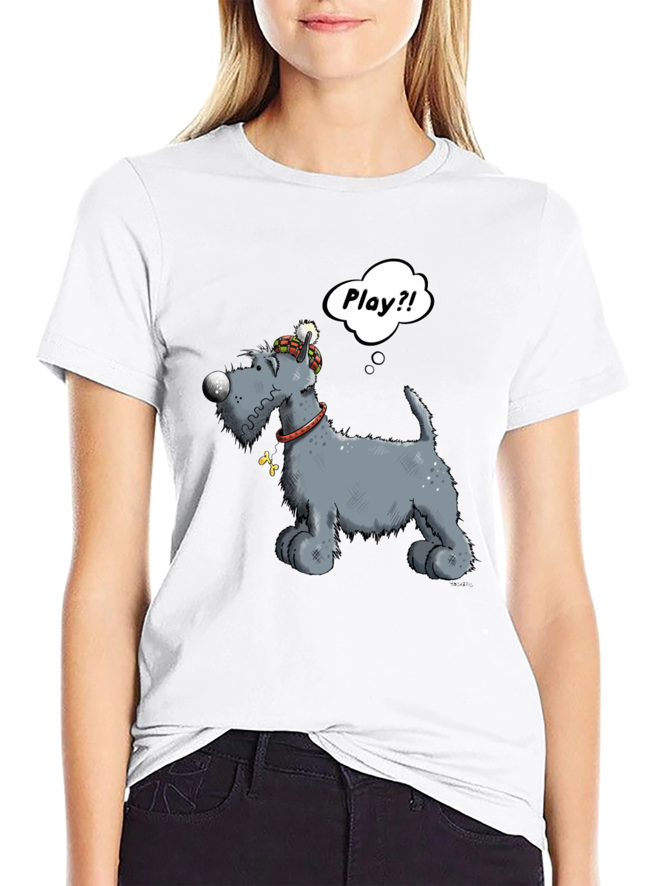 Playful Pup Graphic Tee