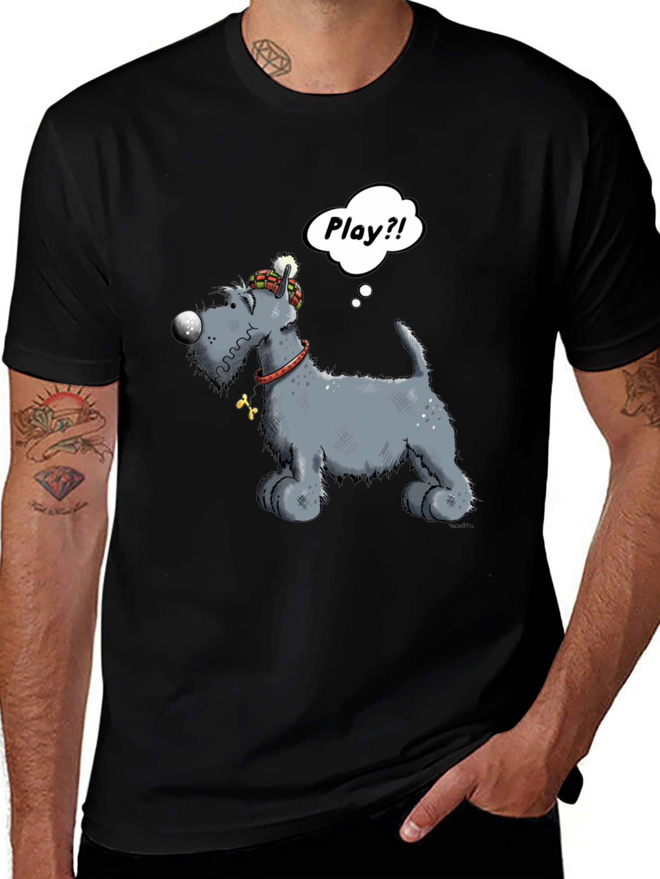 Playful Pup Graphic Tee