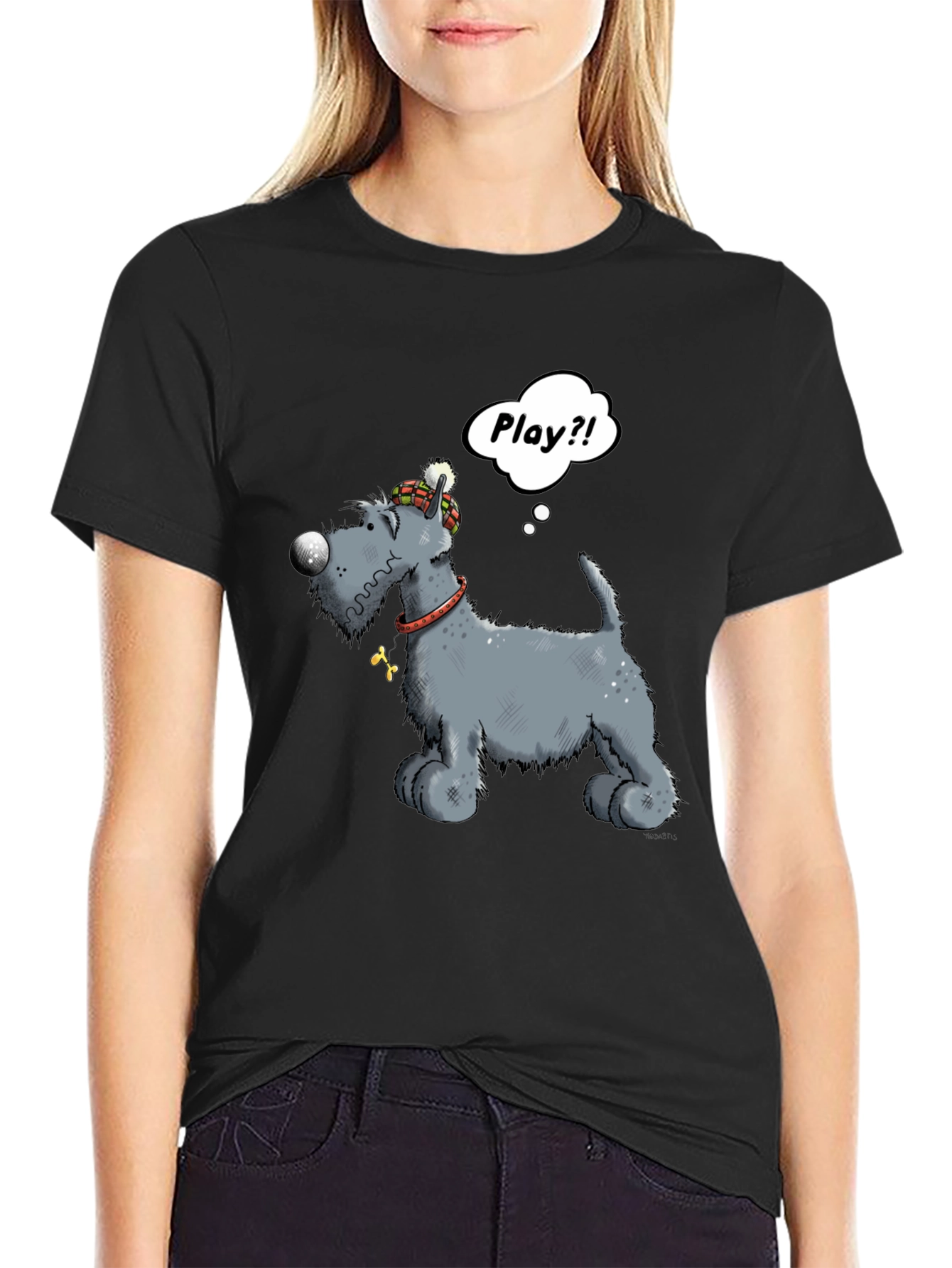 Playful Pup Graphic Tee
