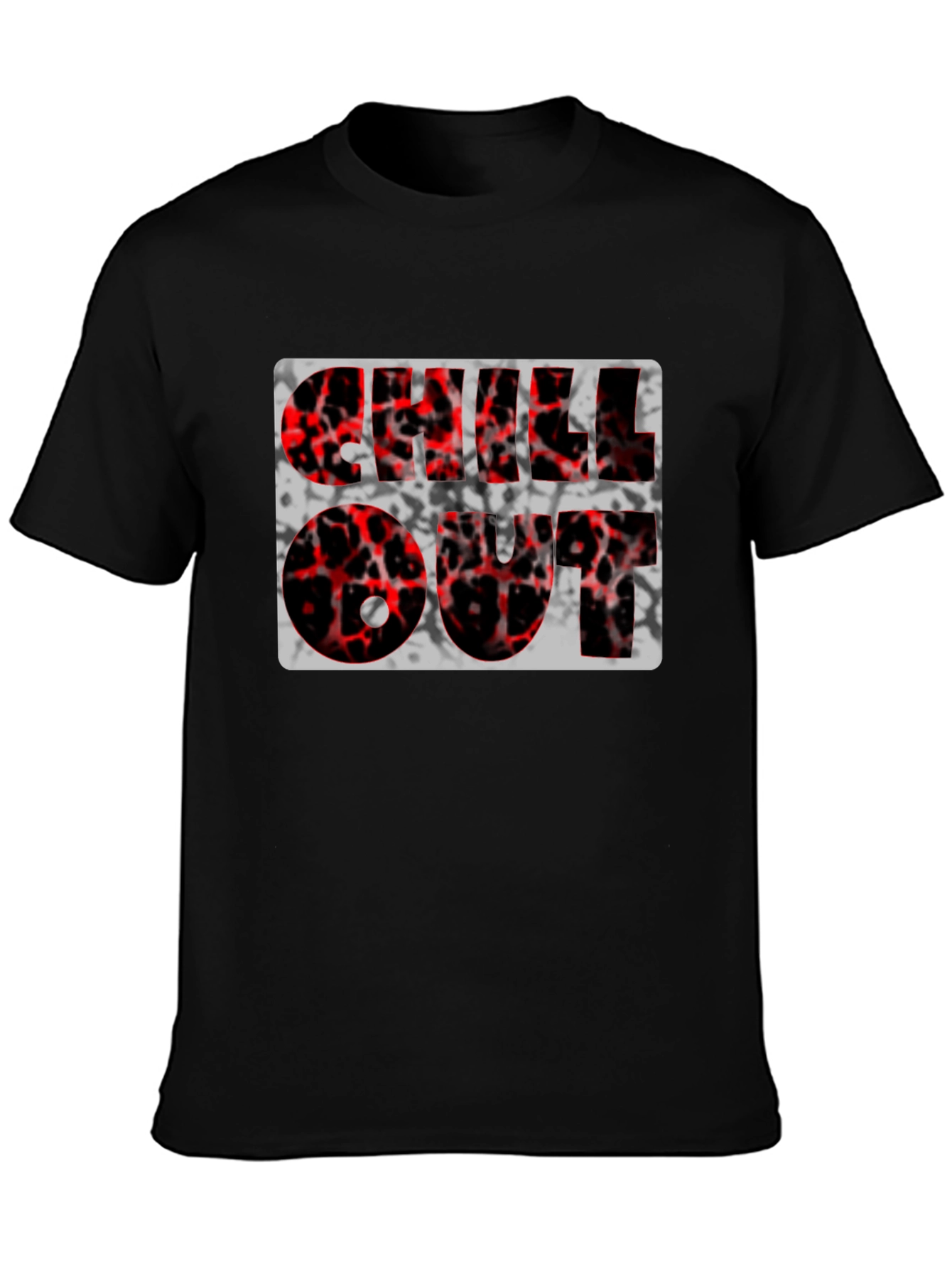 Chill Out Graphic Tee - Black Casual Shirt