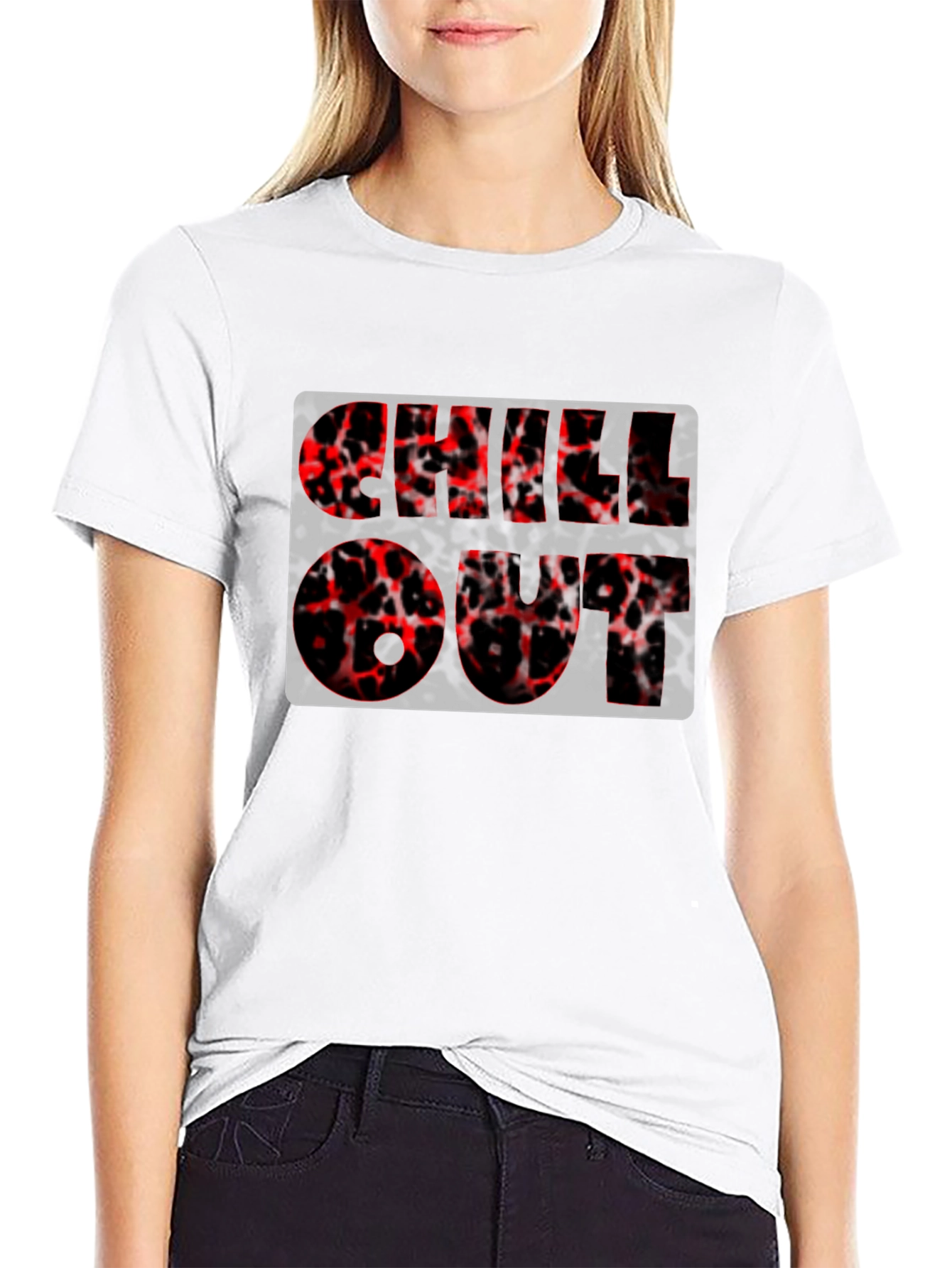 Chill Out Graphic Tee - Black Casual Shirt