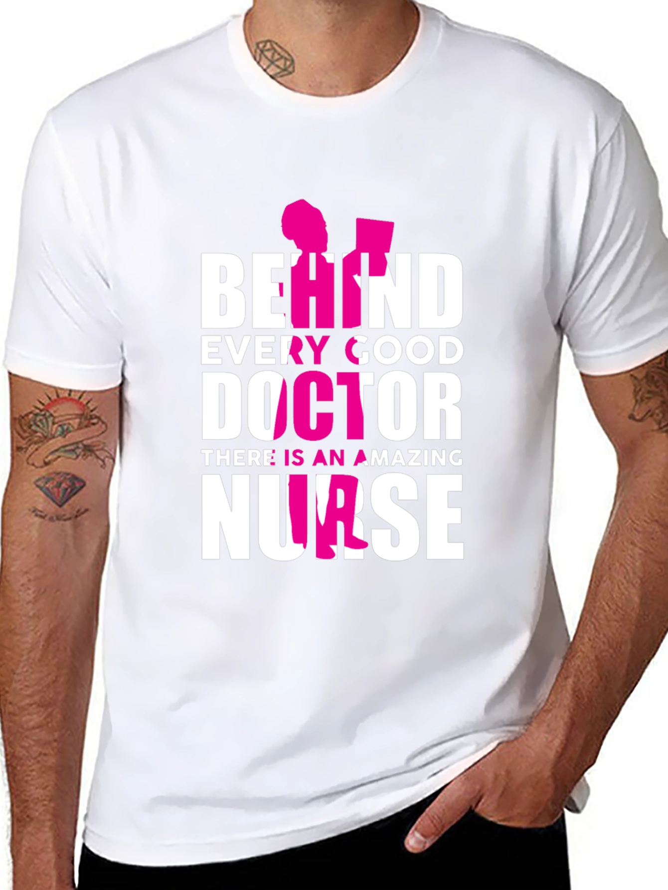 Behind Every Good Doctor Nurse T-Shirt
