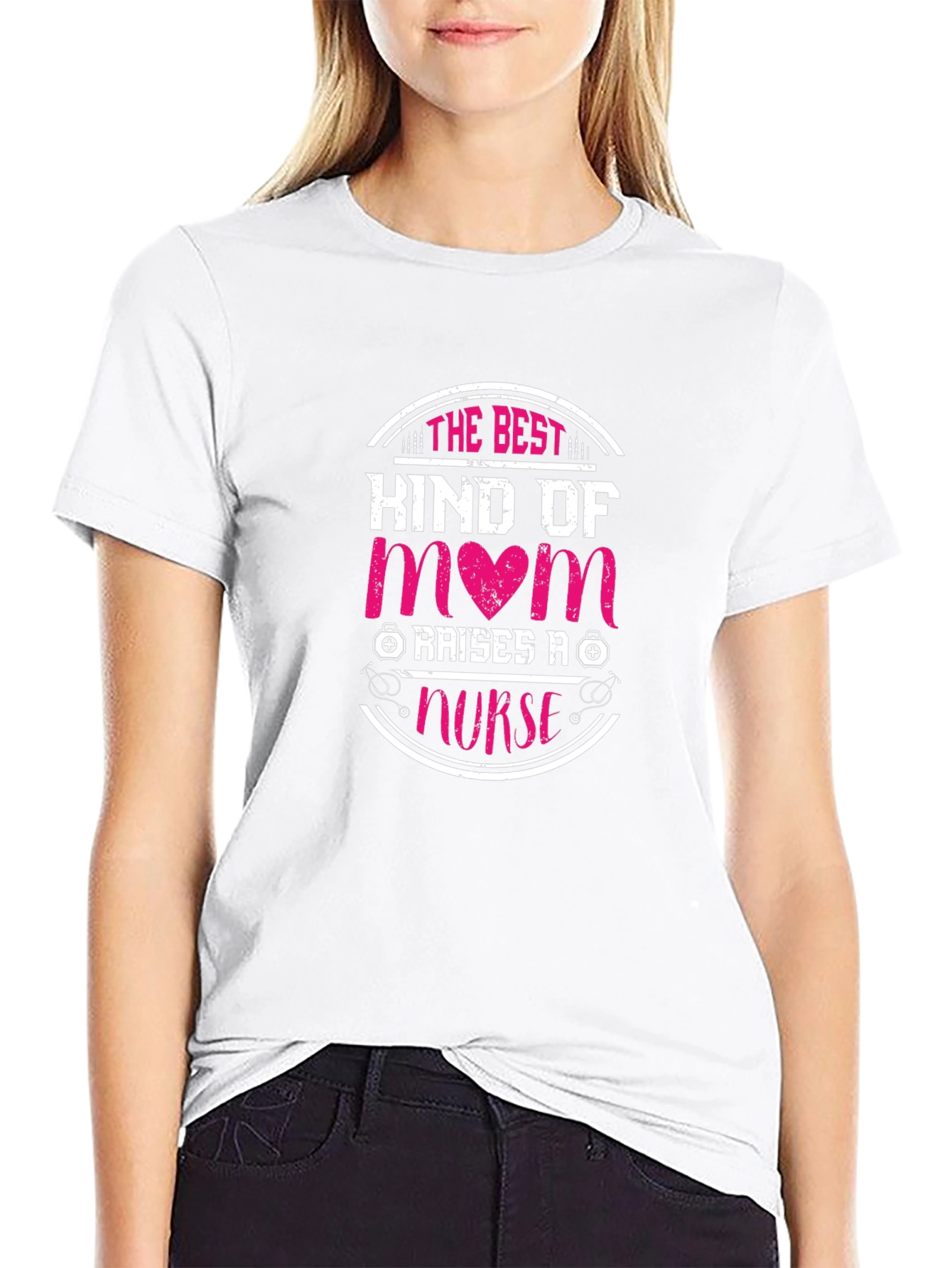 Best Kind of Mom Raises a Nurse Graphic Tee