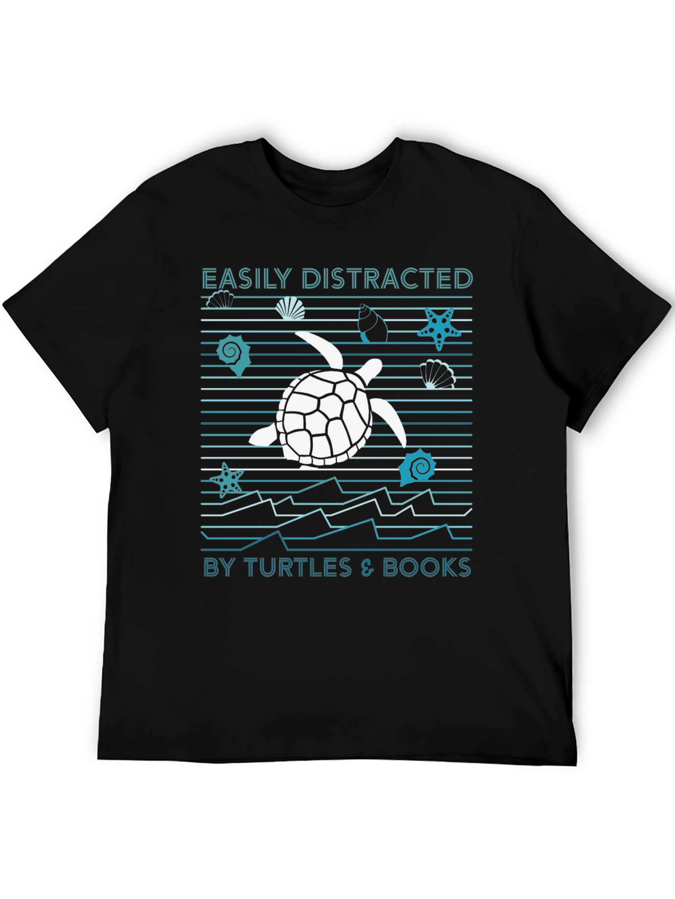 Easily Distracted Turtle Graphic Tee