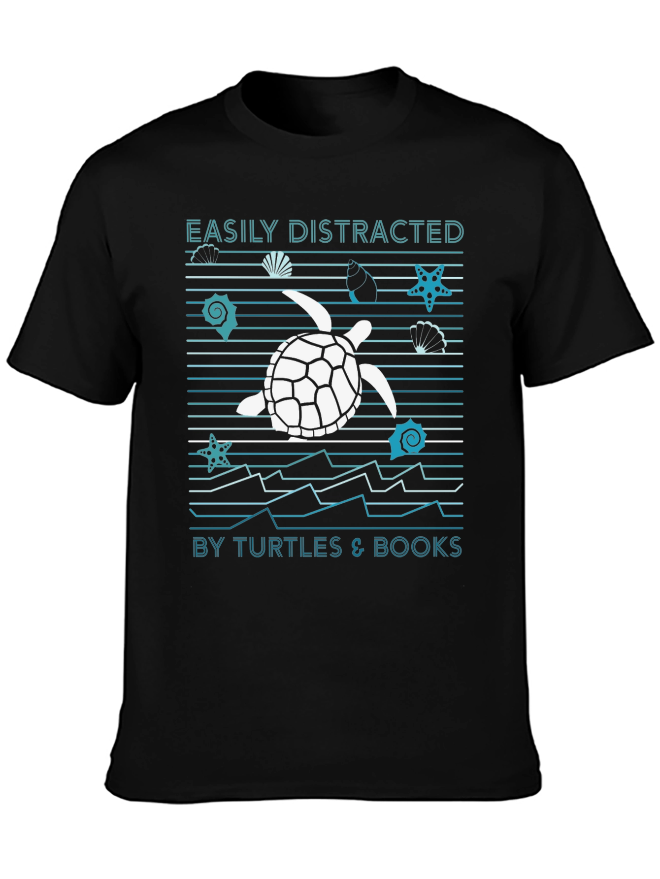 Easily Distracted Turtle Graphic Tee