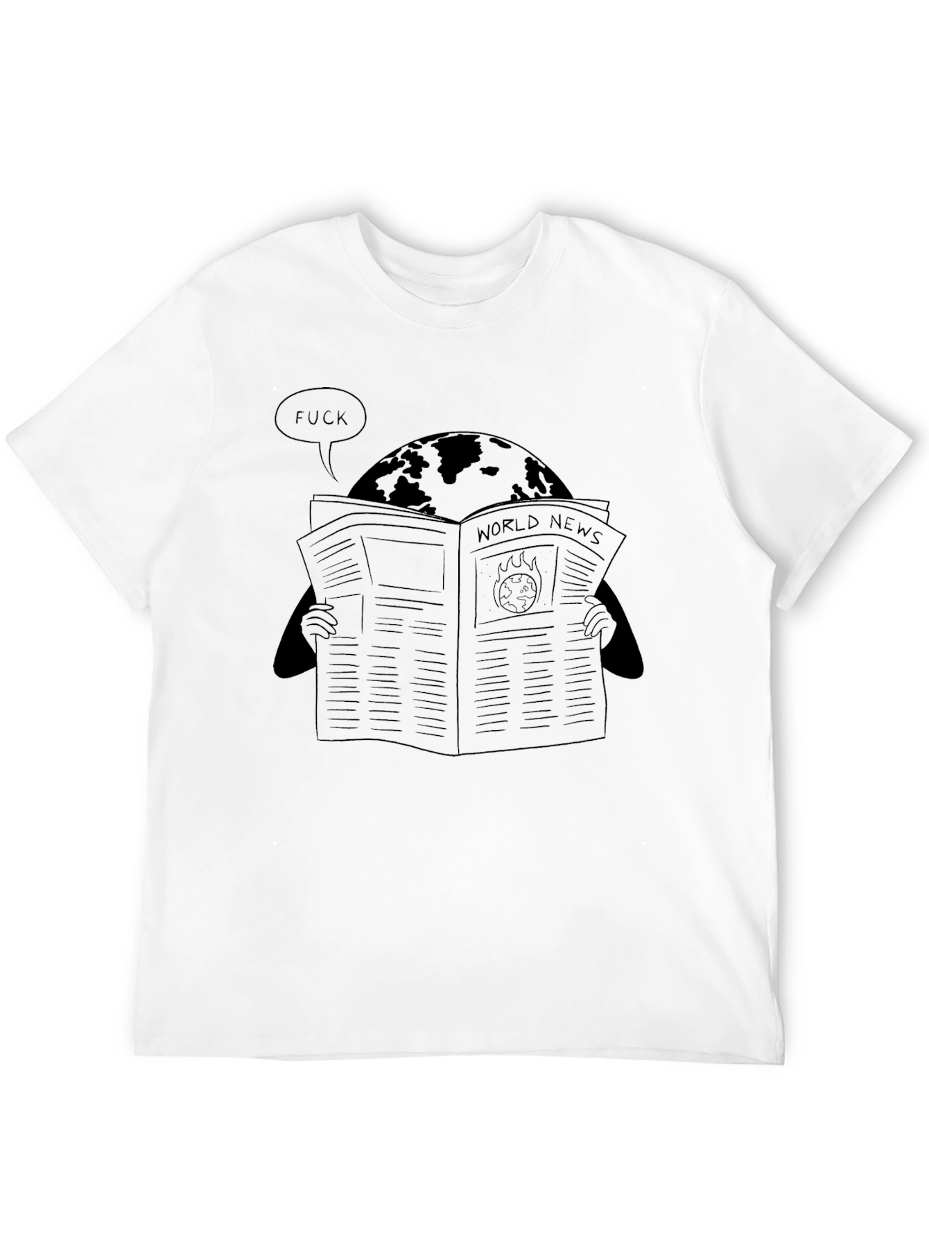 World News T-Shirt - Earths Reaction