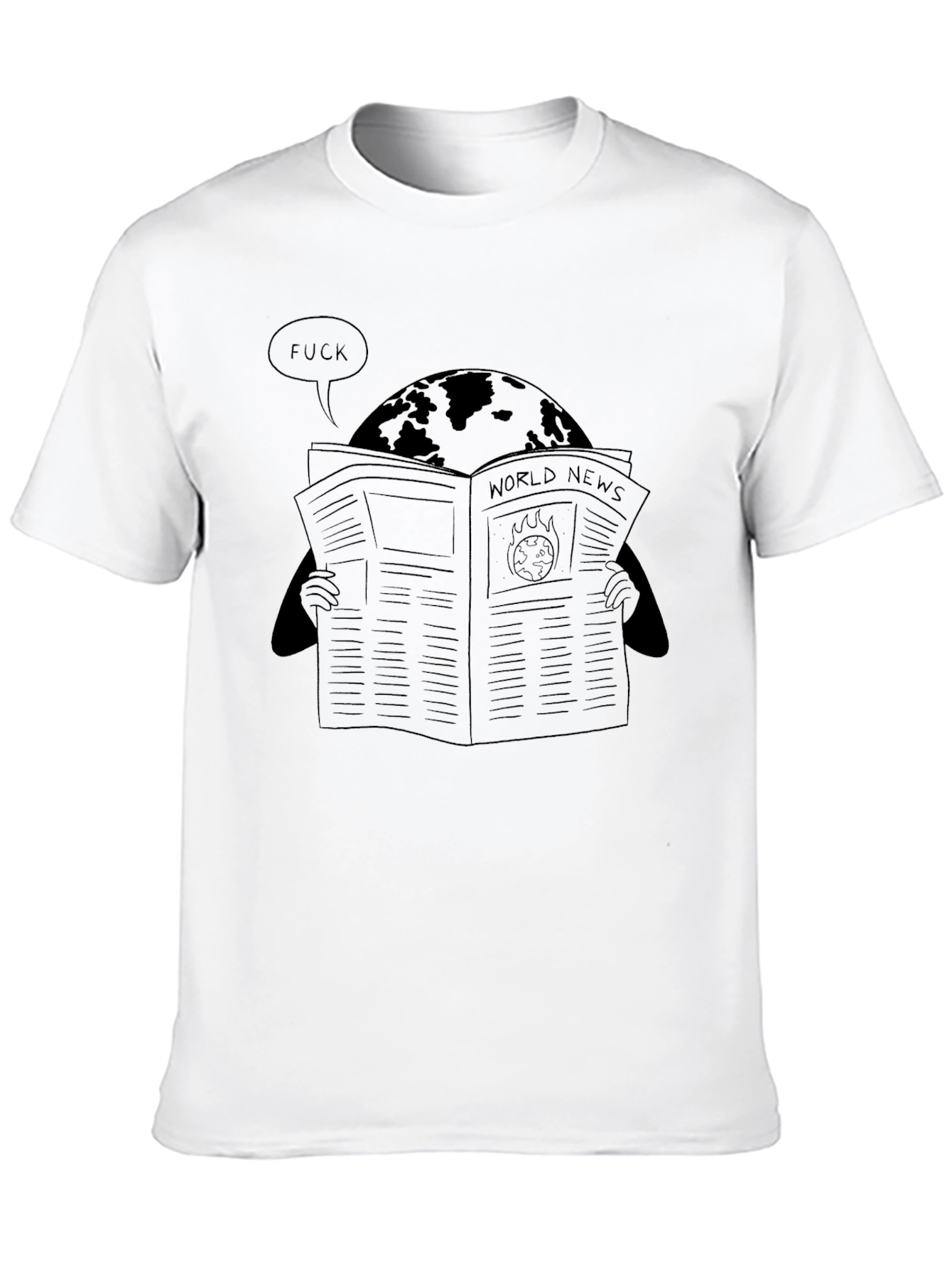 World News T-Shirt - Earths Reaction