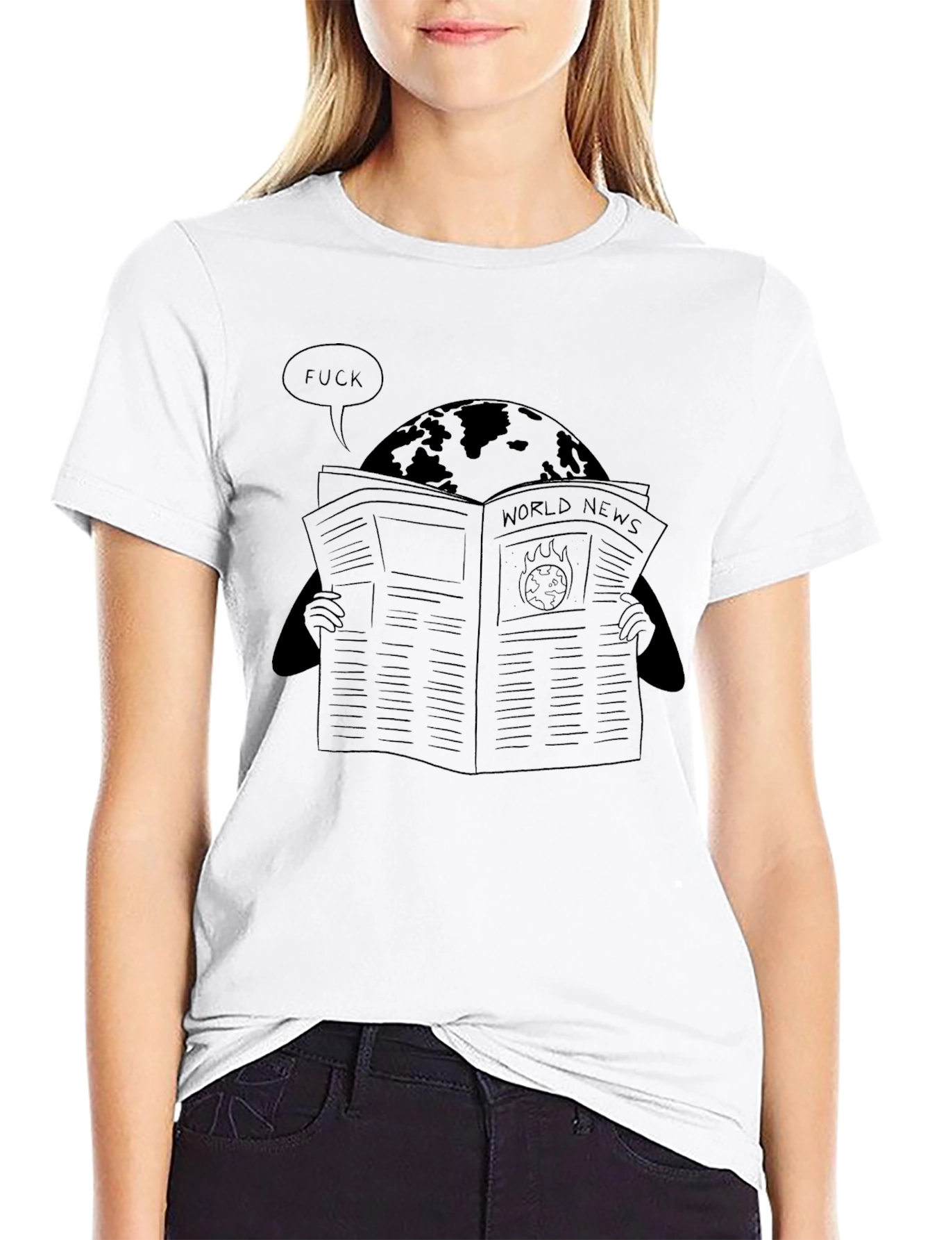 World News T-Shirt - Earths Reaction