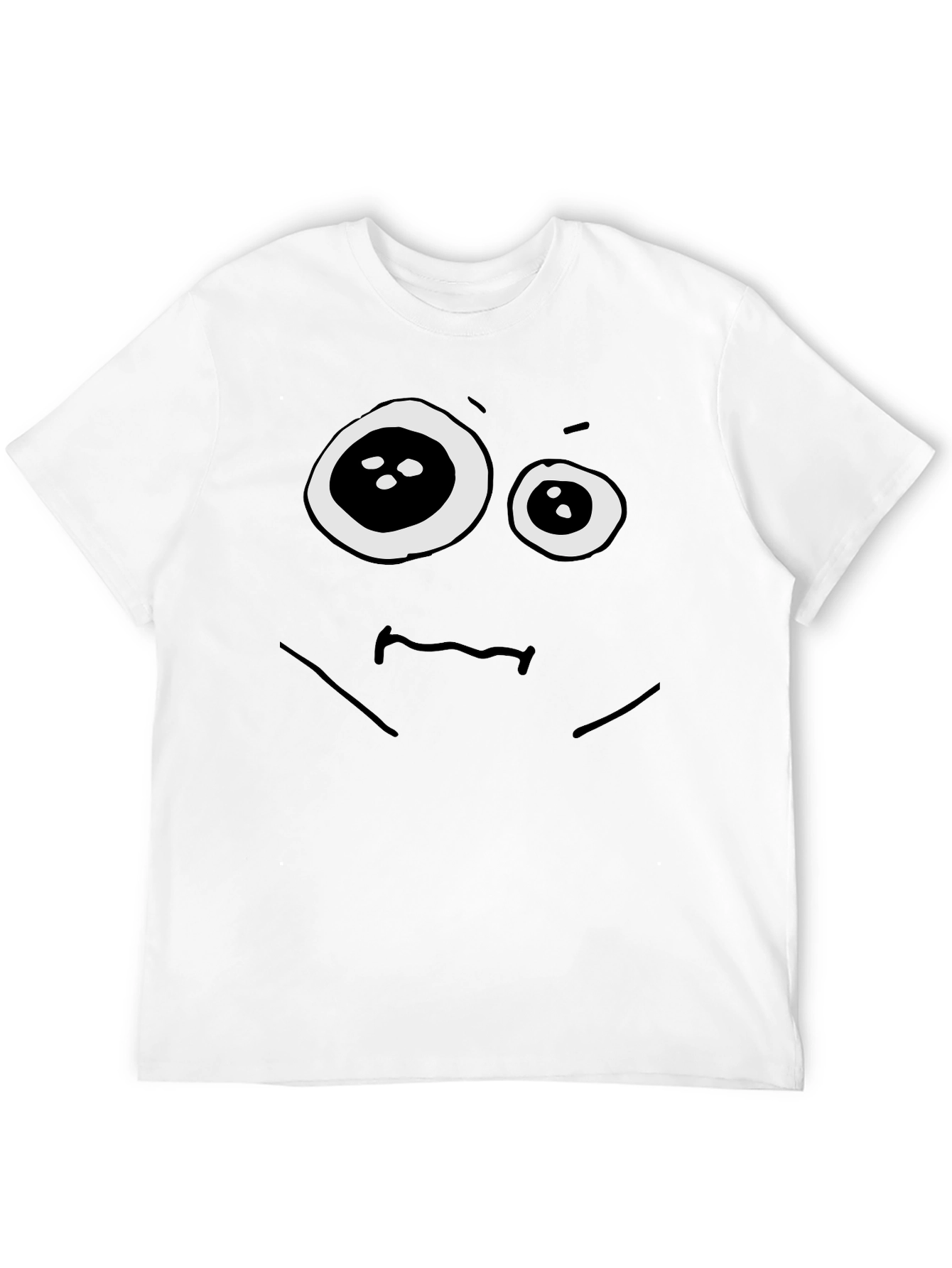 Funny Googly Eyes Black Graphic Tee