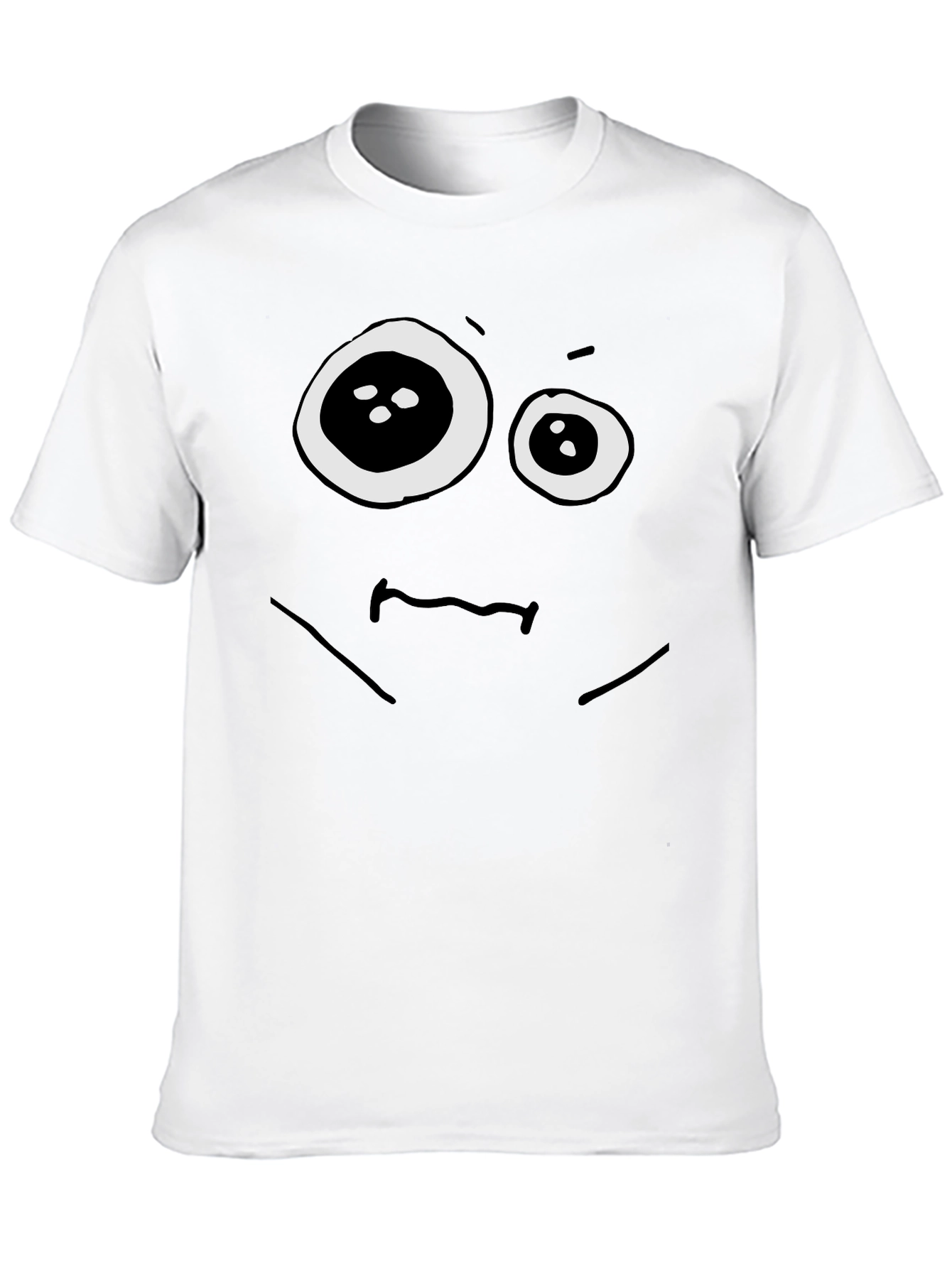 Funny Googly Eyes Black Graphic Tee