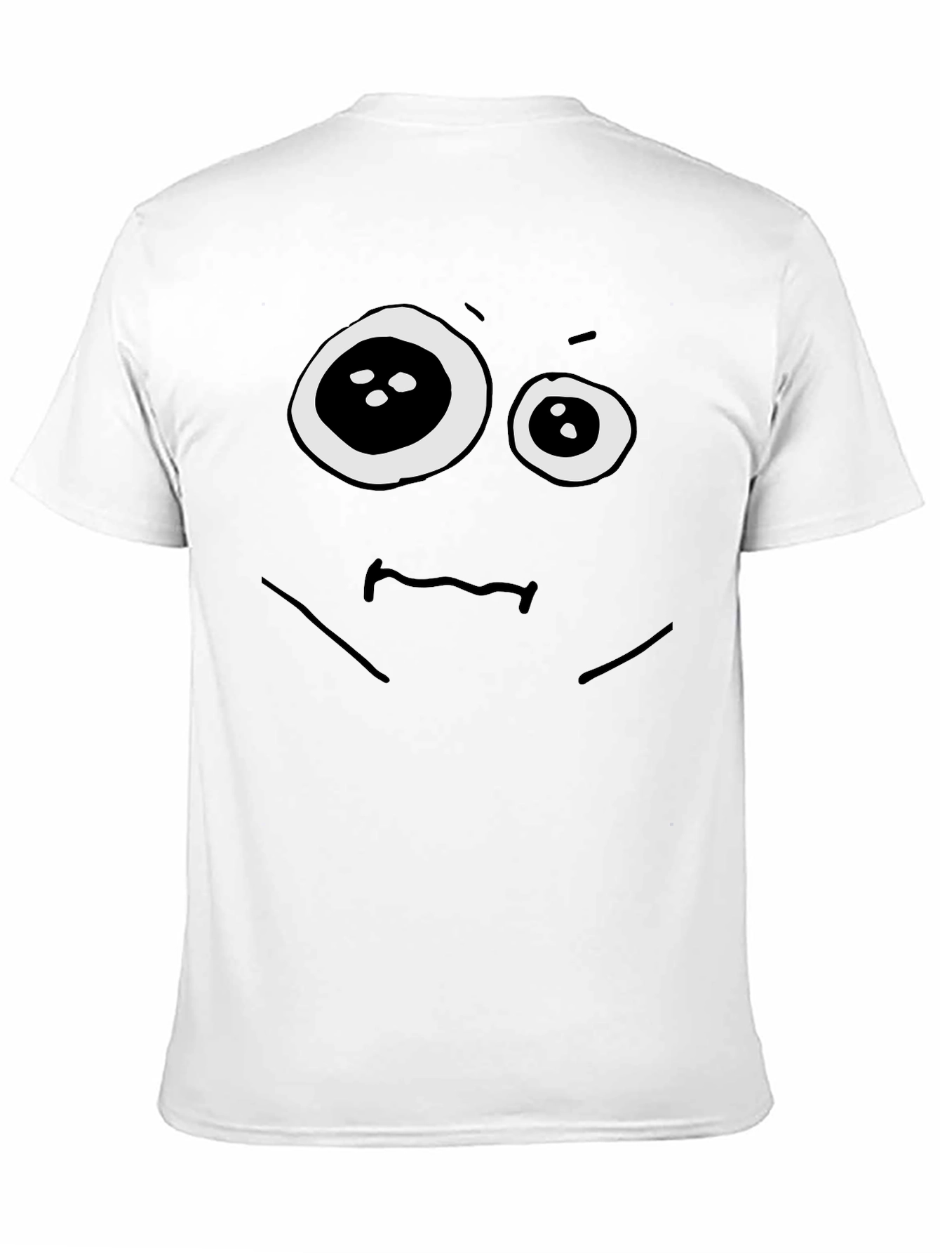 Funny Googly Eyes Black Graphic Tee
