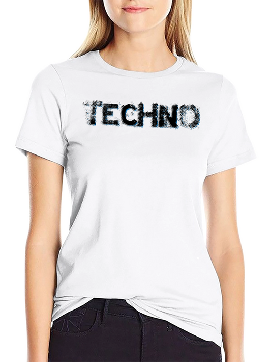 Techno Graphic Print T-Shirt