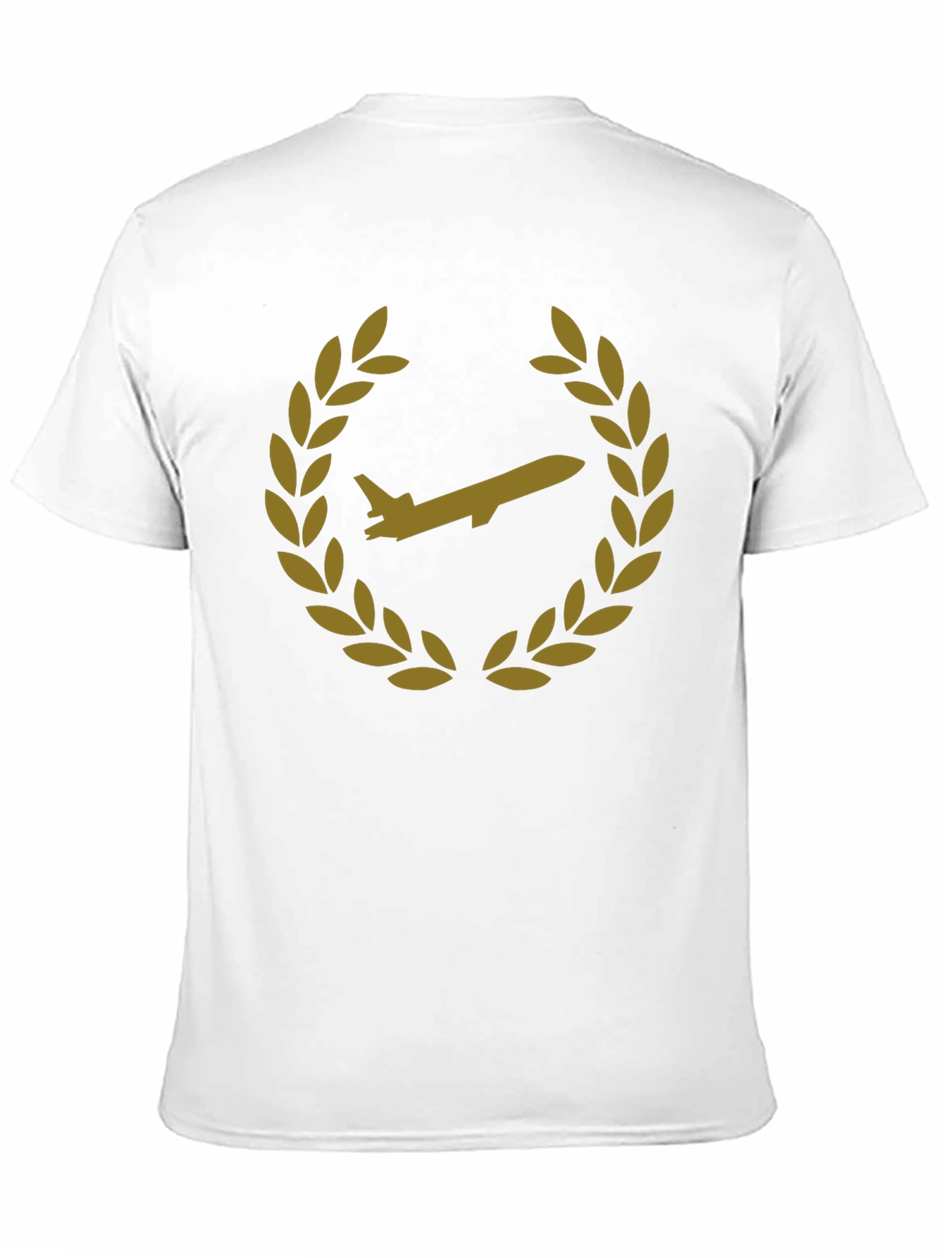 Emblem T-Shirt: Jet Laurel Wreath Design