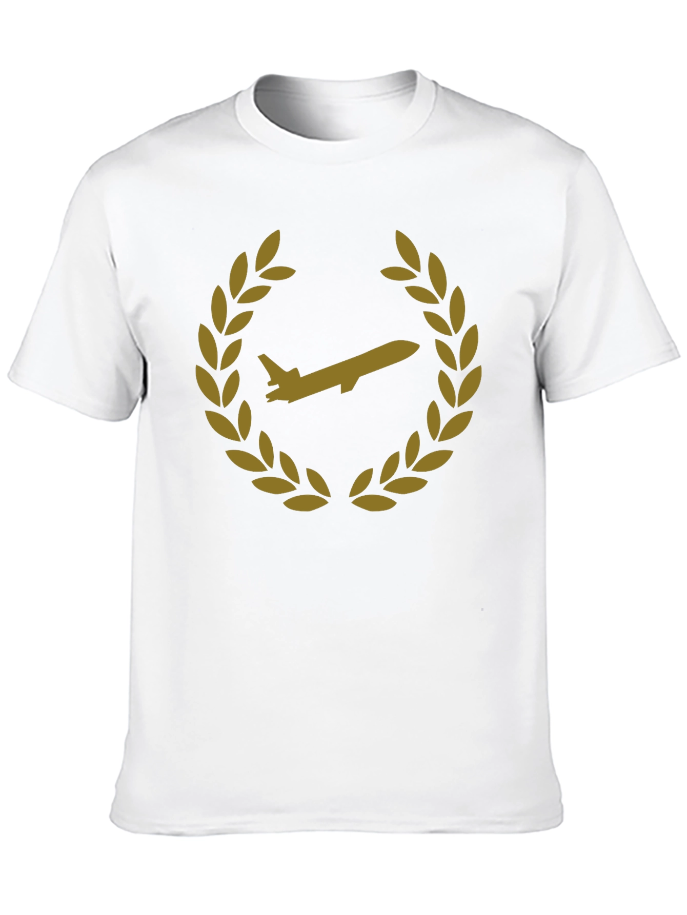 Emblem T-Shirt: Jet Laurel Wreath Design