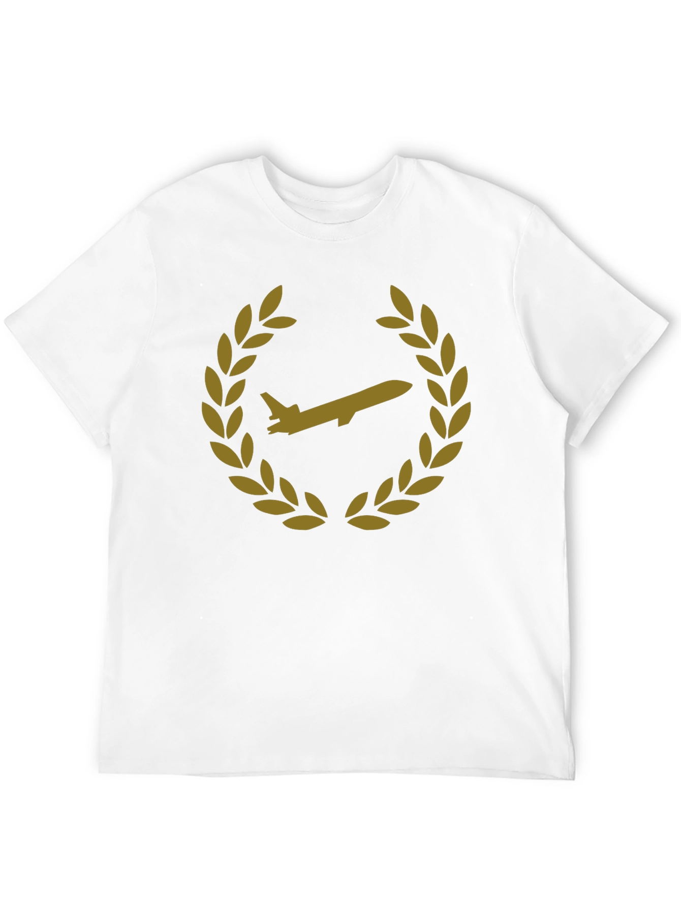 Emblem T-Shirt: Jet Laurel Wreath Design