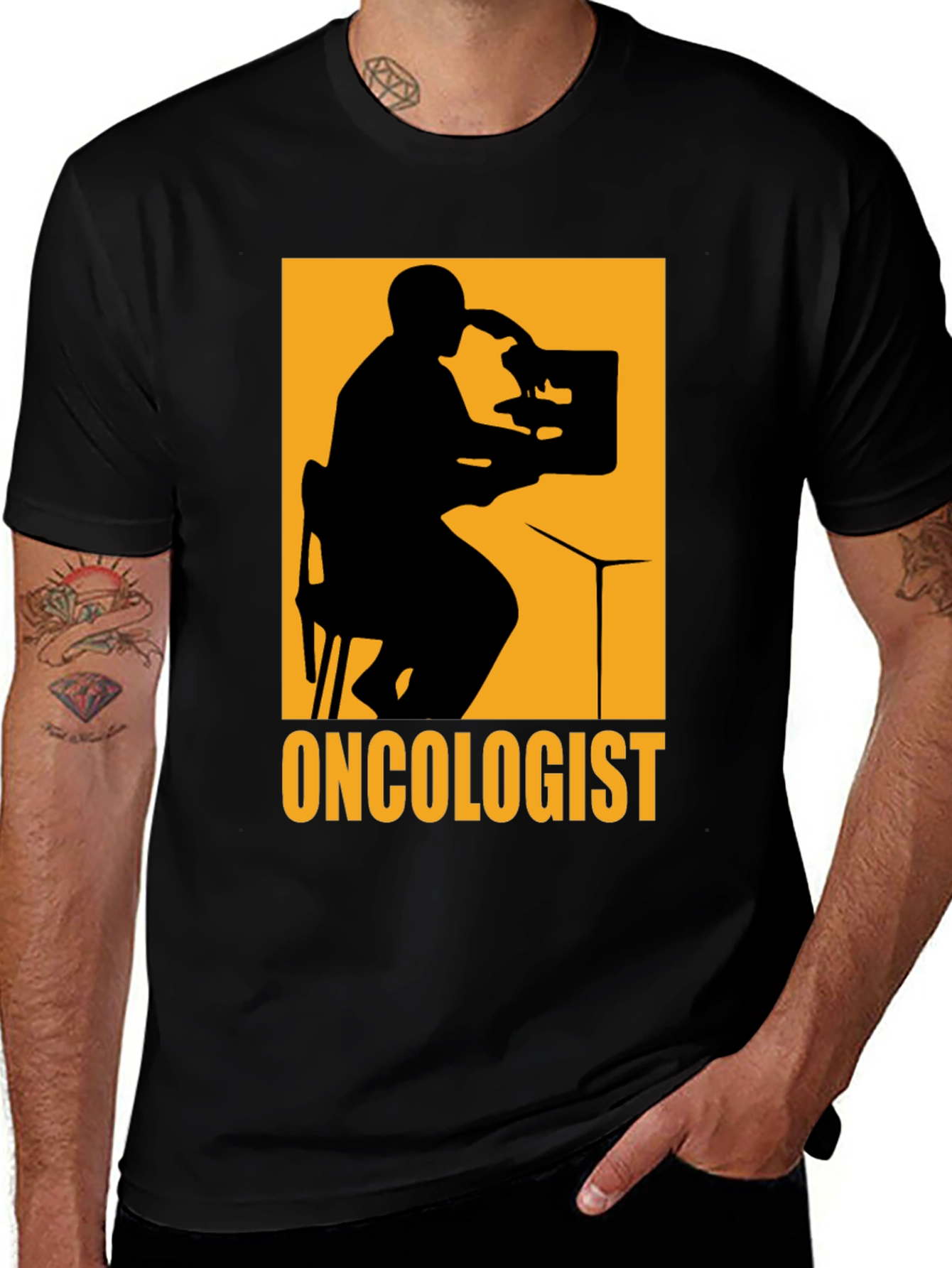Oncologist T-Shirt - Black Graphic Tee