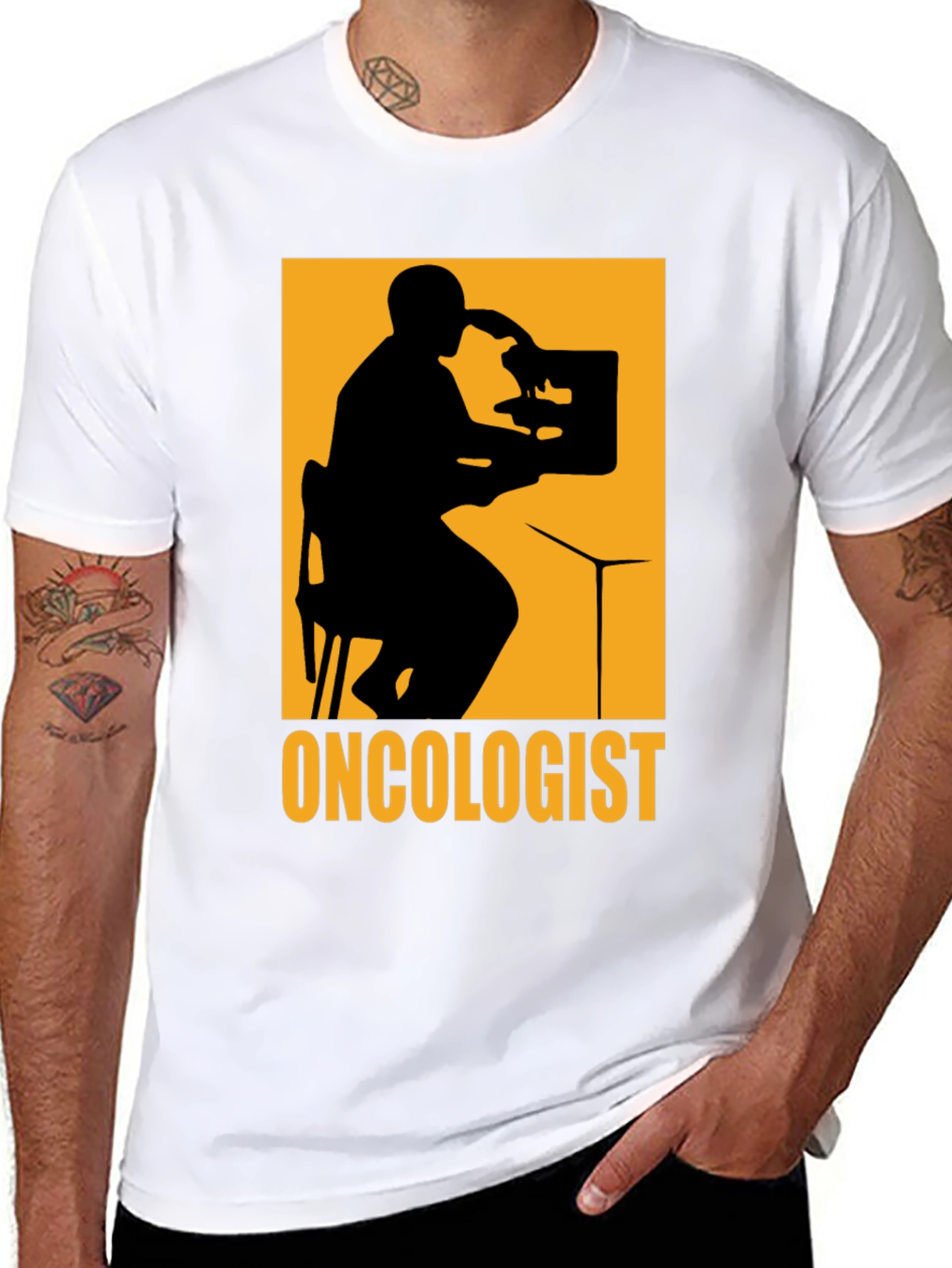 Oncologist T-Shirt - Black Graphic Tee