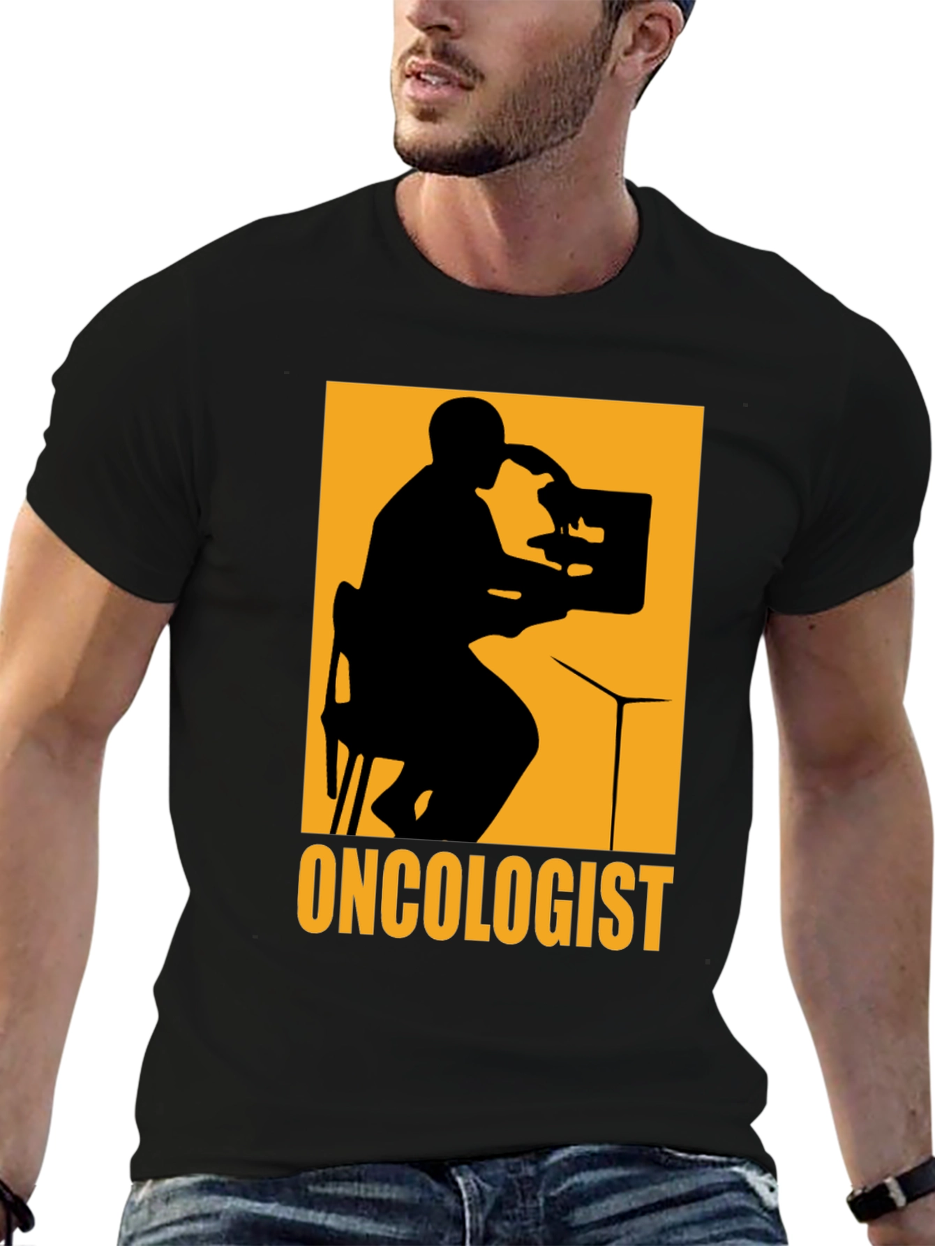 Oncologist T-Shirt - Black Graphic Tee