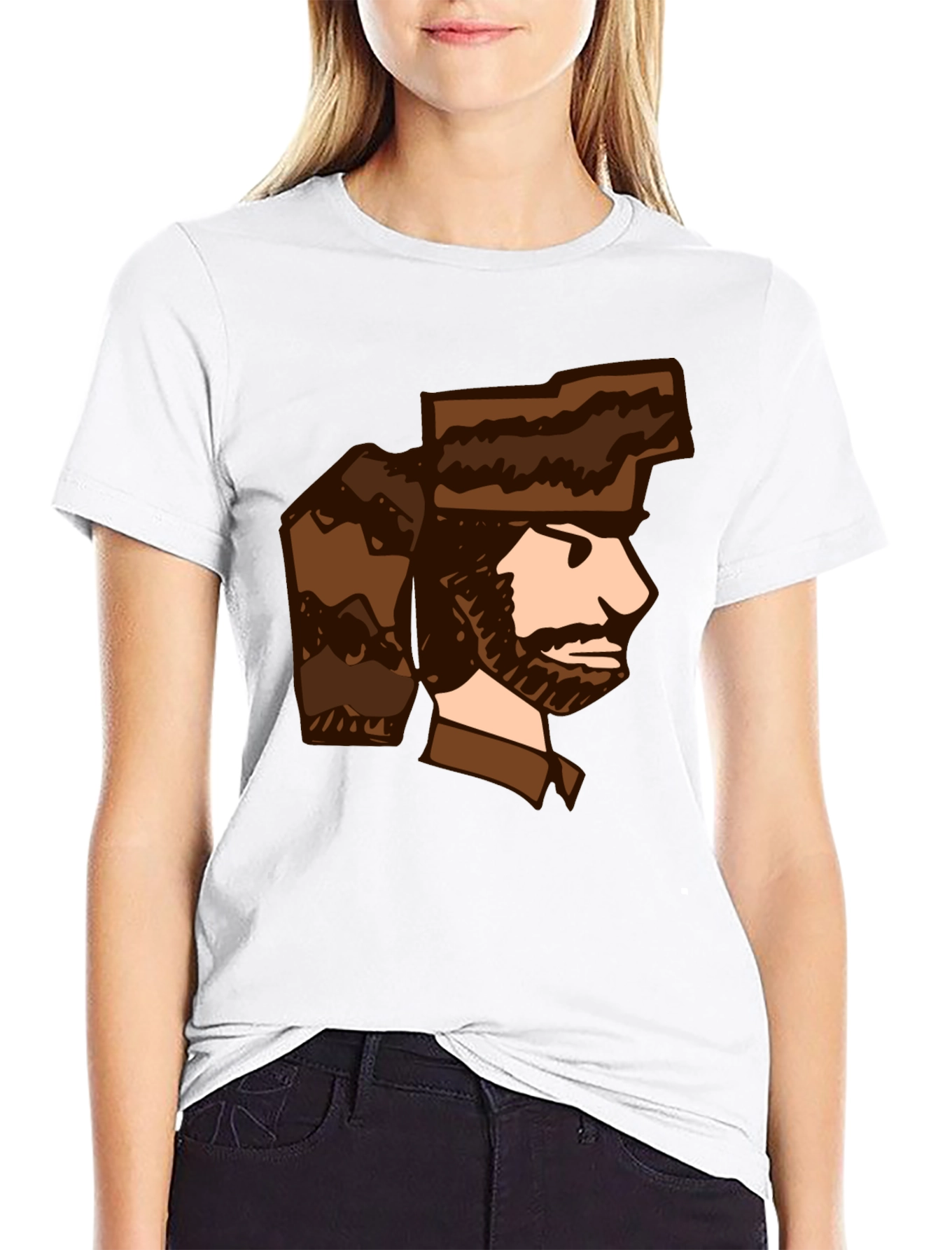 Cartoon Trapper T-Shirt - Unique Graphic Tee